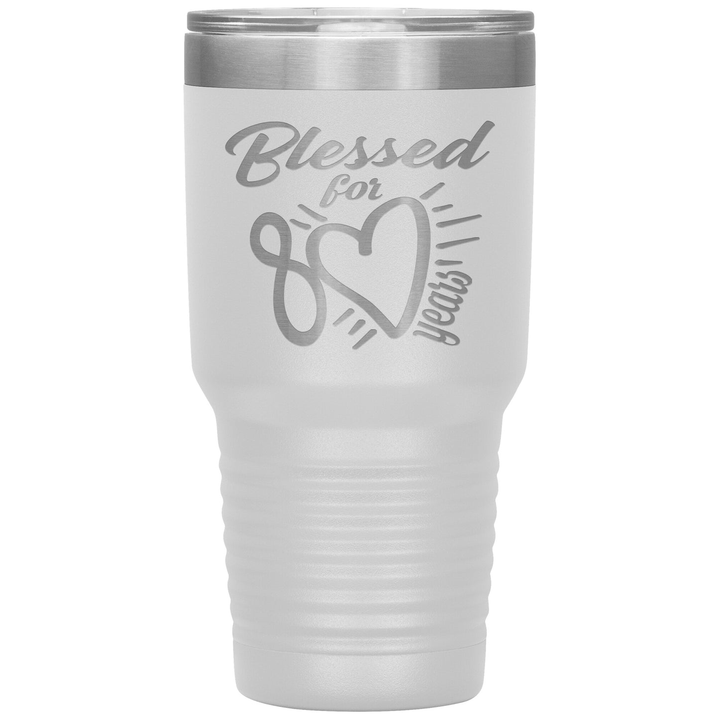 Blessed for 80 Years Tumbler