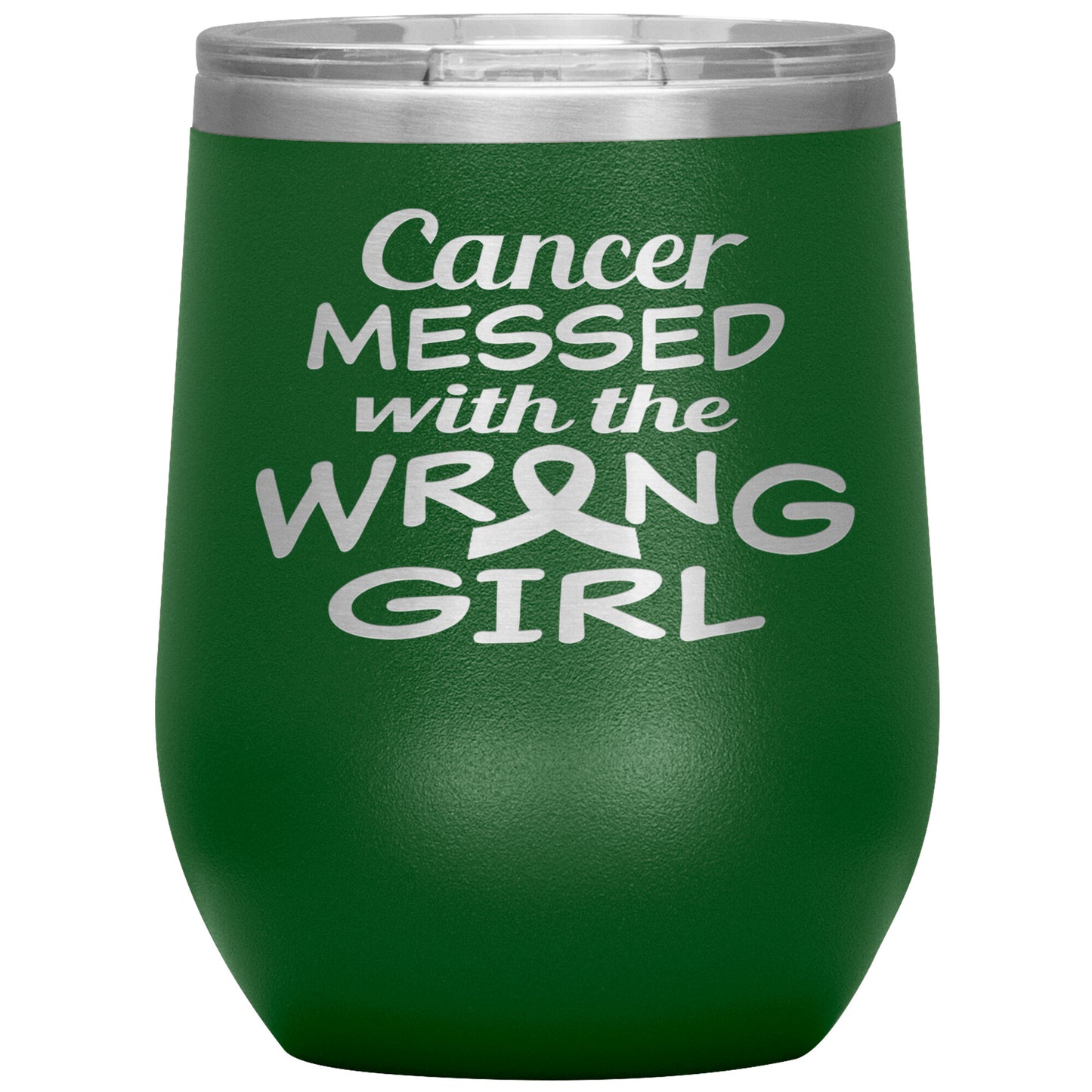 Cancer Messed with the Wrong Girl Tumbler