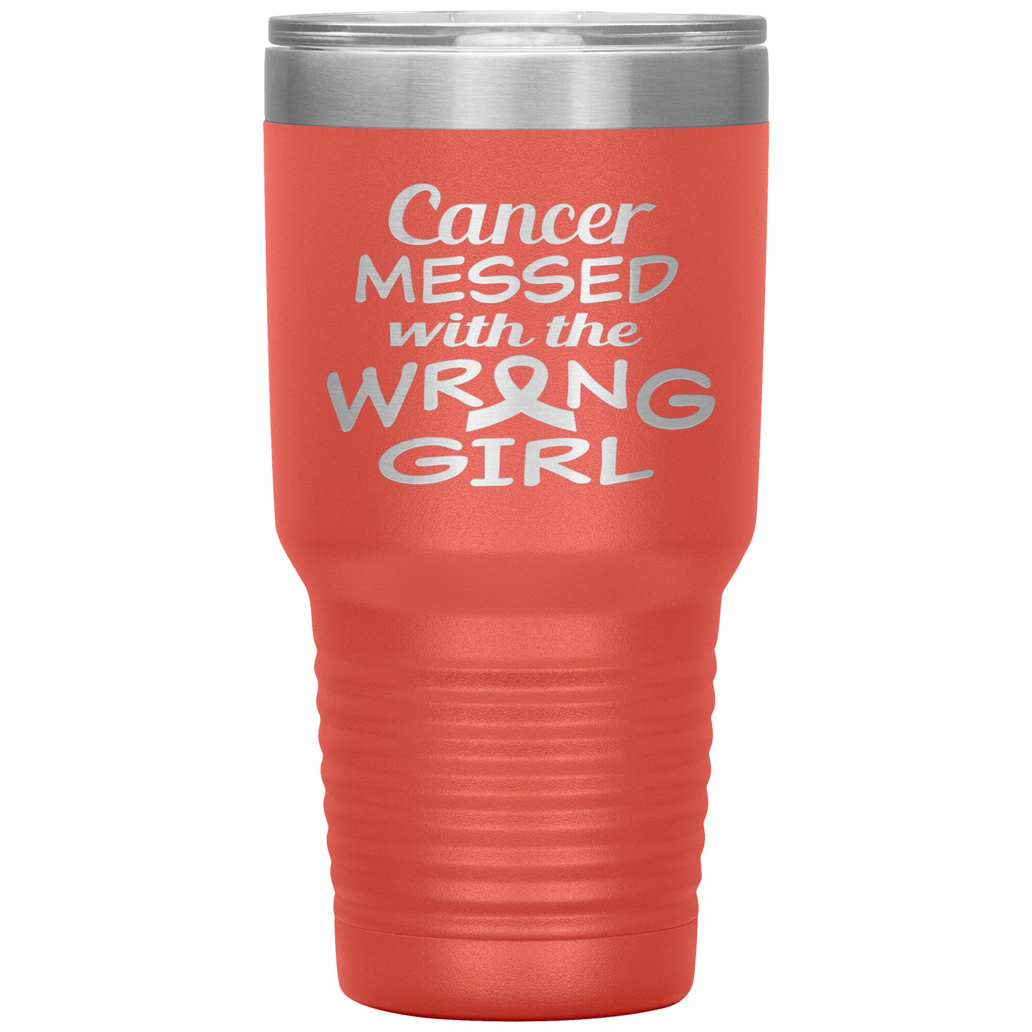 Cancer Messed with the Wrong Girl Tumbler