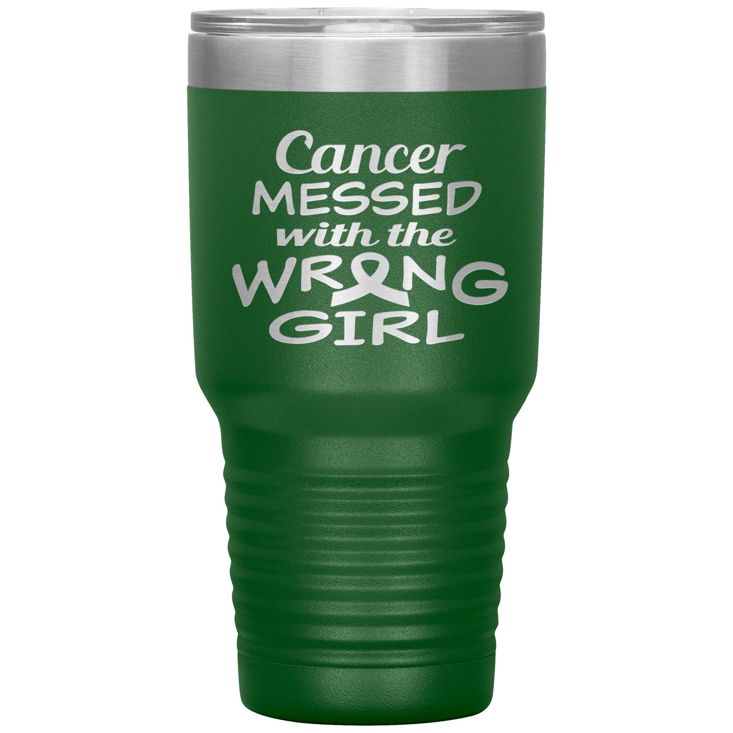 Cancer Messed with the Wrong Girl Tumbler