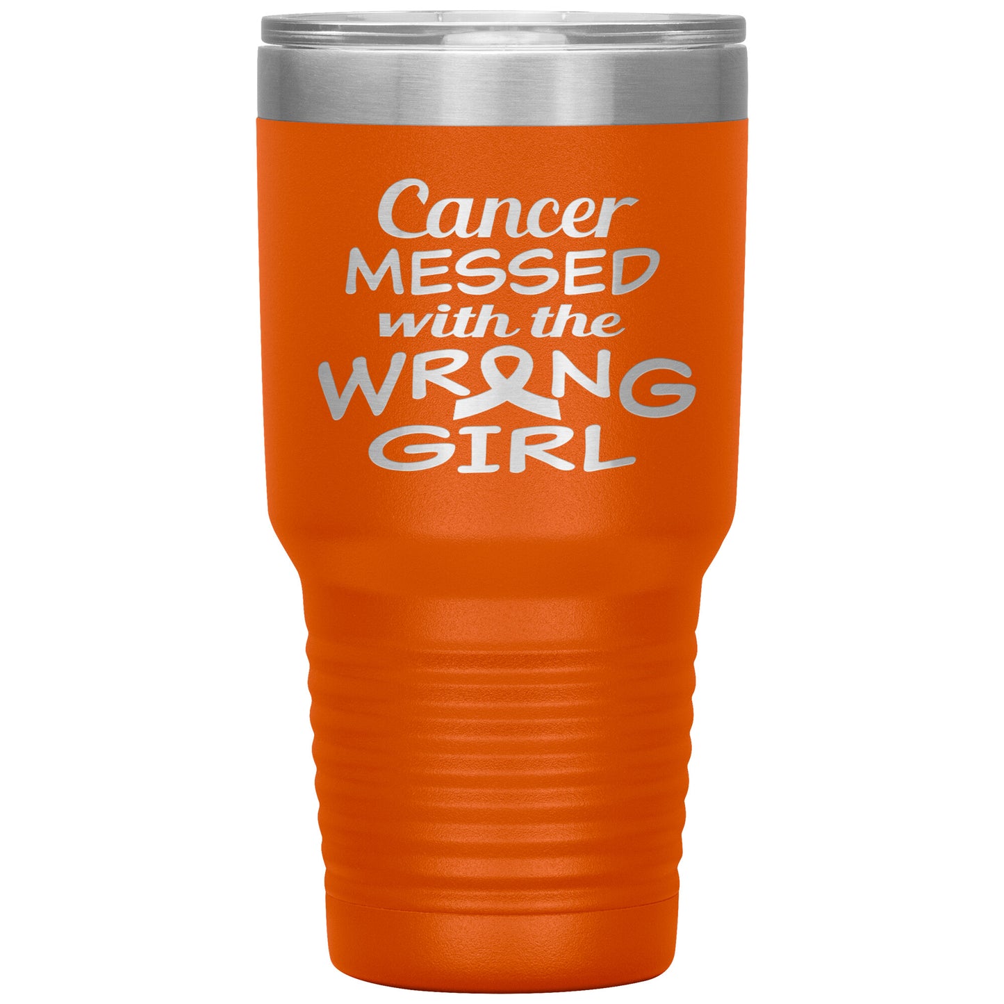 Cancer Messed with the Wrong Girl Tumbler