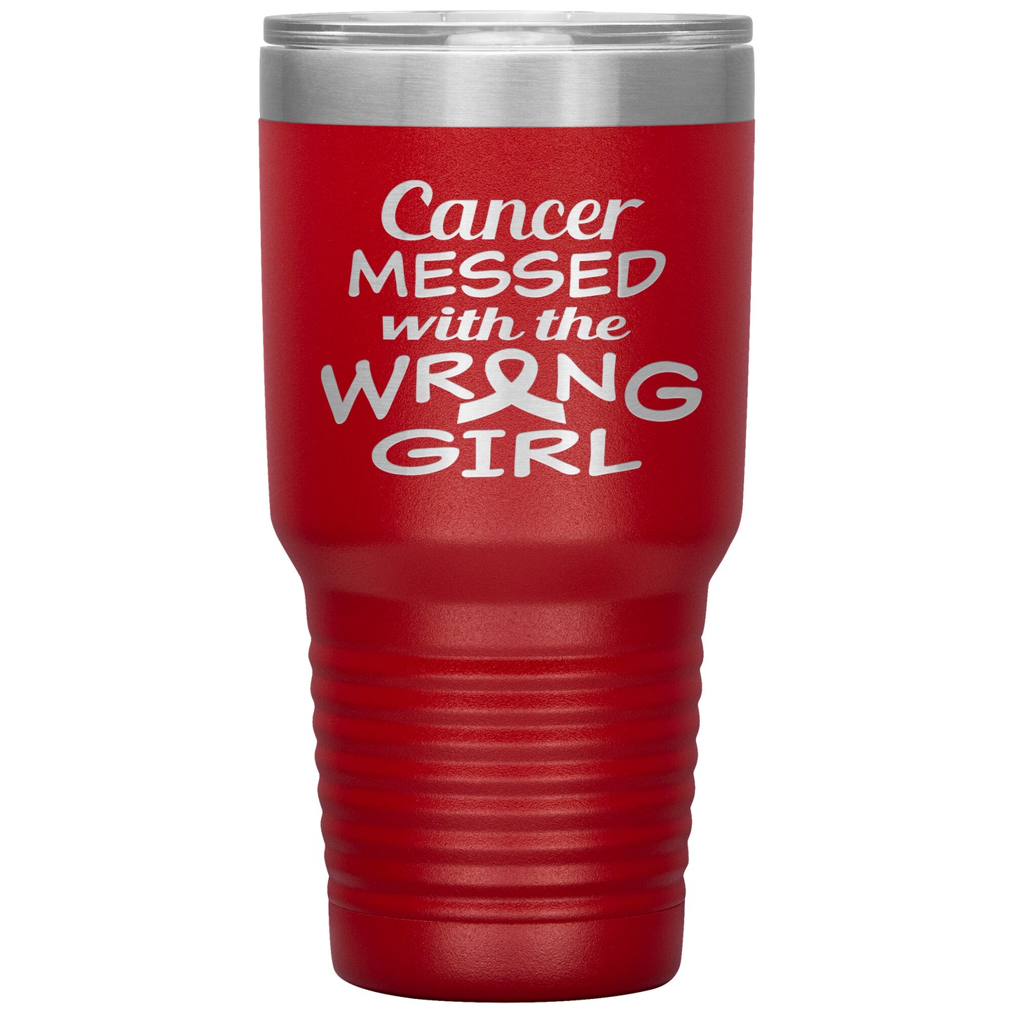 Cancer Messed with the Wrong Girl Tumbler