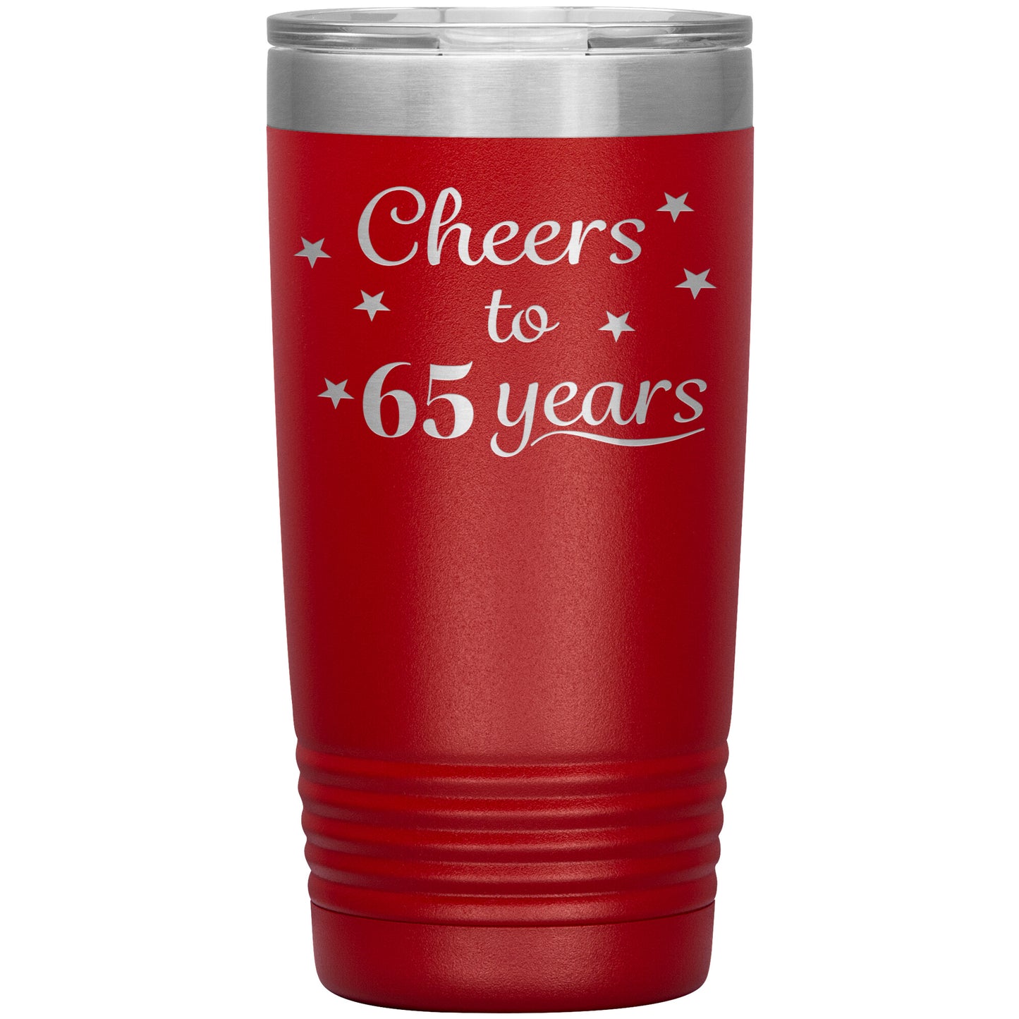 Cheers to 65 Years Birthday Tumbler