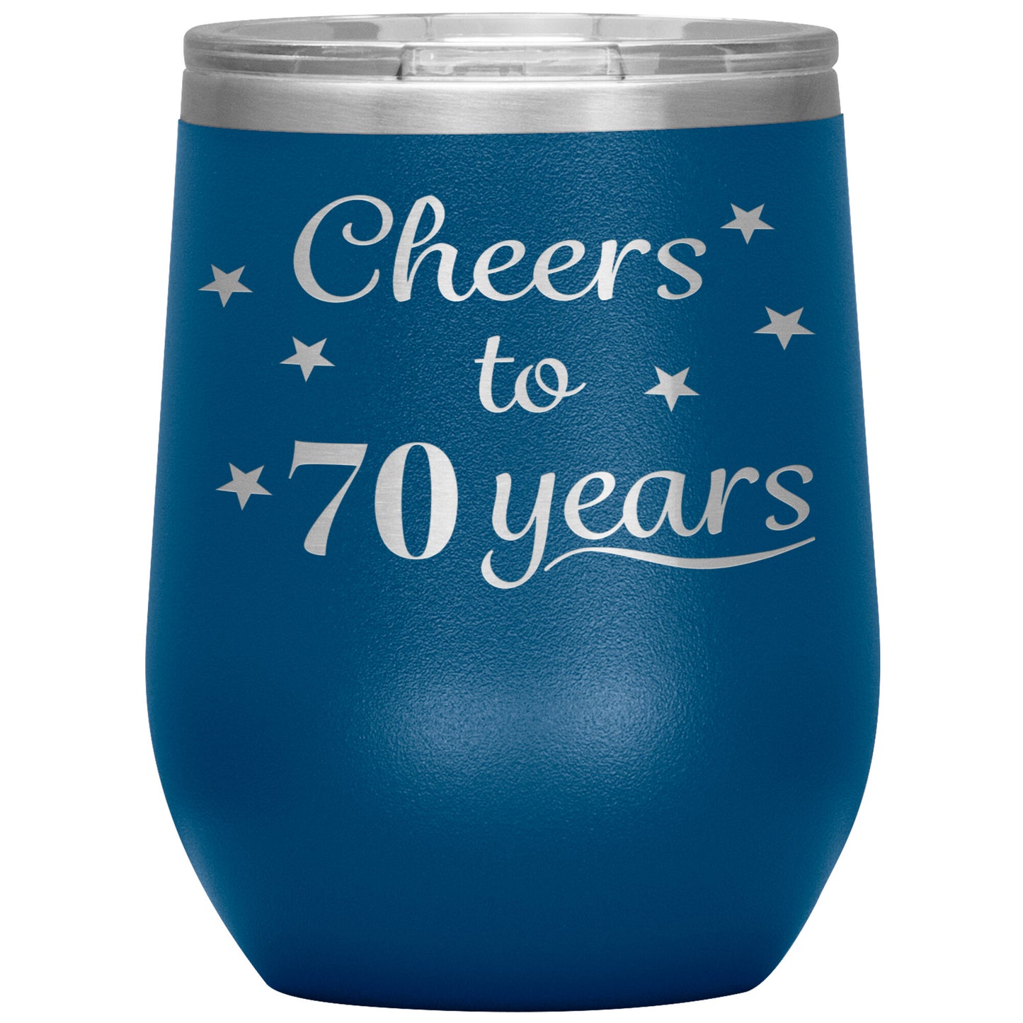 Cheers to 70 Years Birthday Tumbler