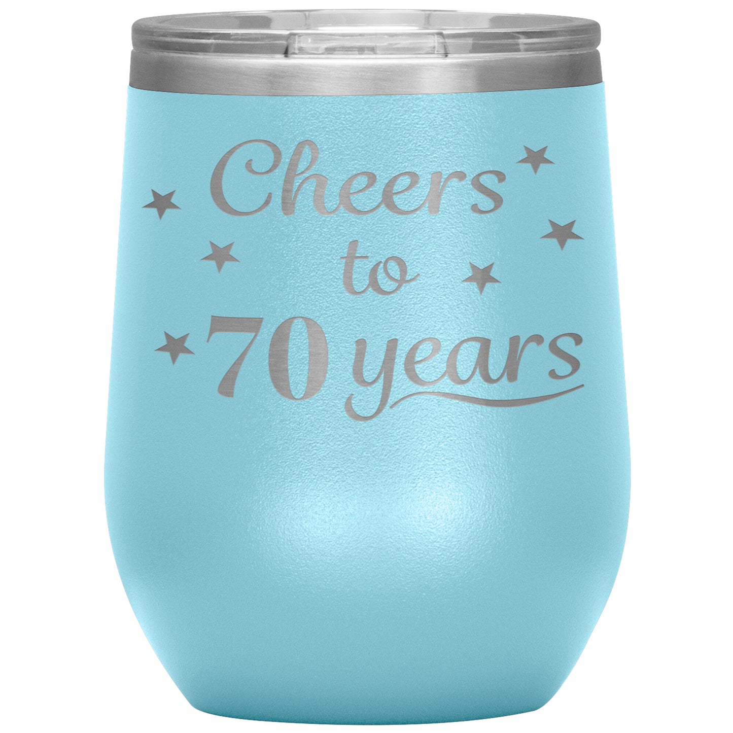 Cheers to 70 Years Birthday Tumbler