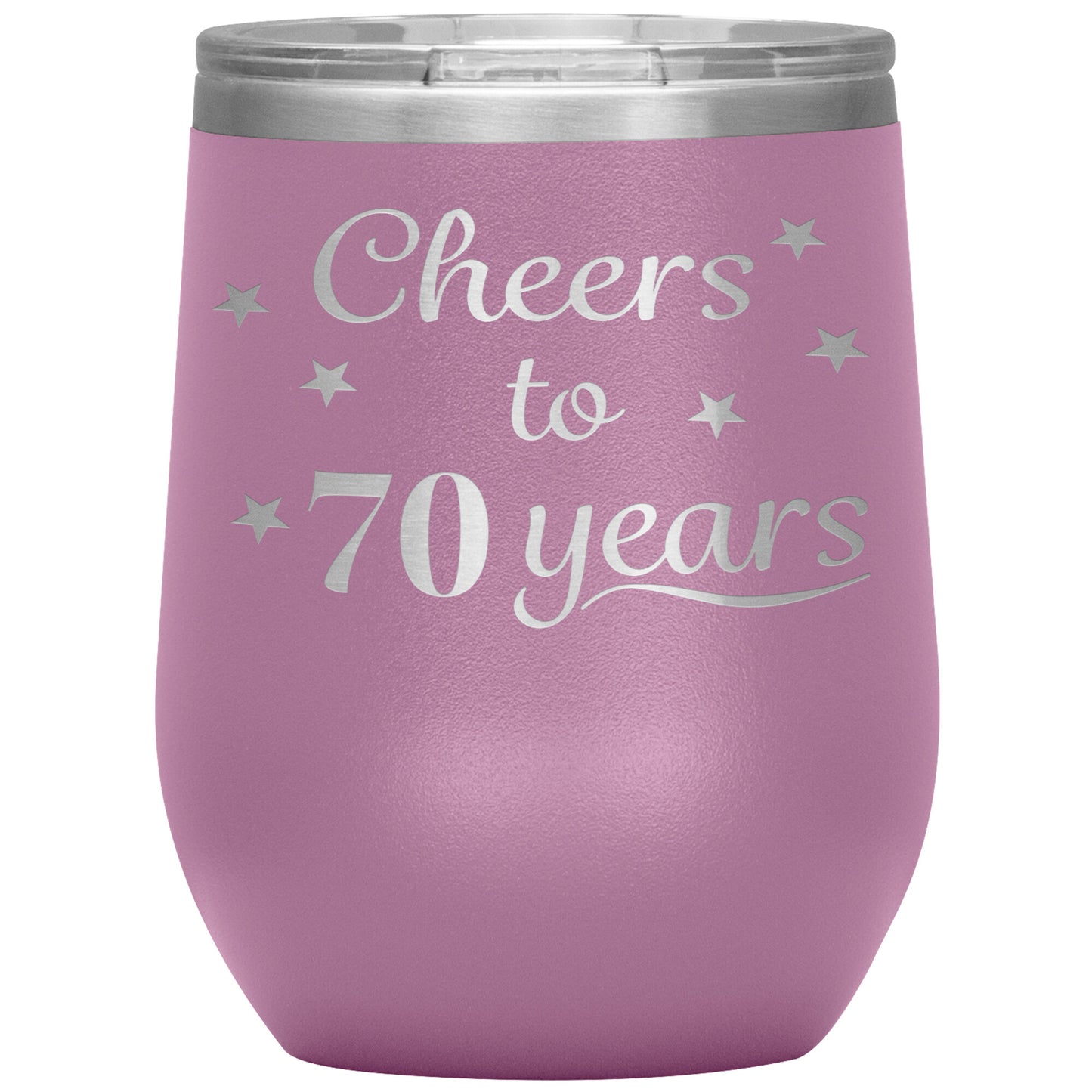 Cheers to 70 Years Birthday Tumbler