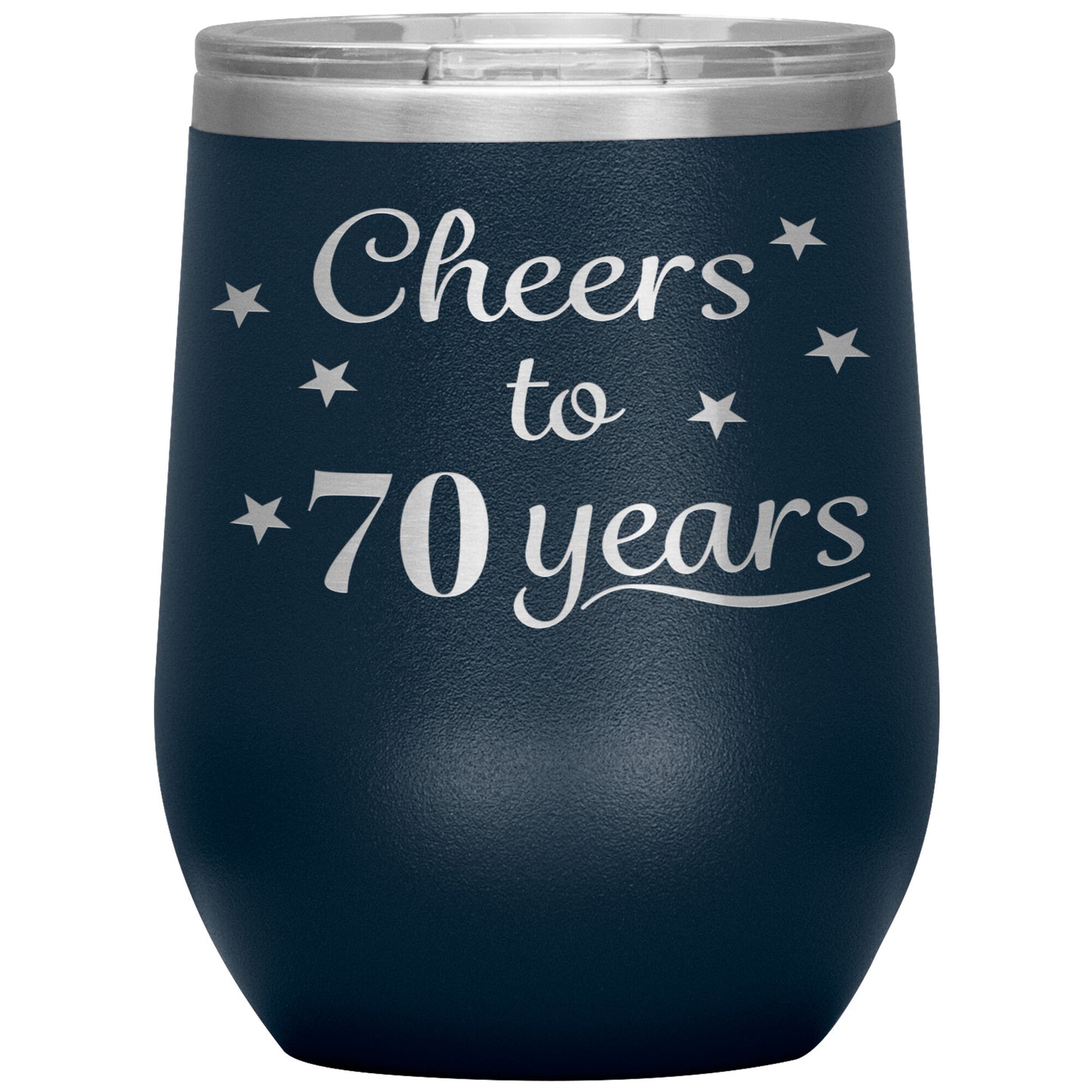 Cheers to 70 Years Birthday Tumbler