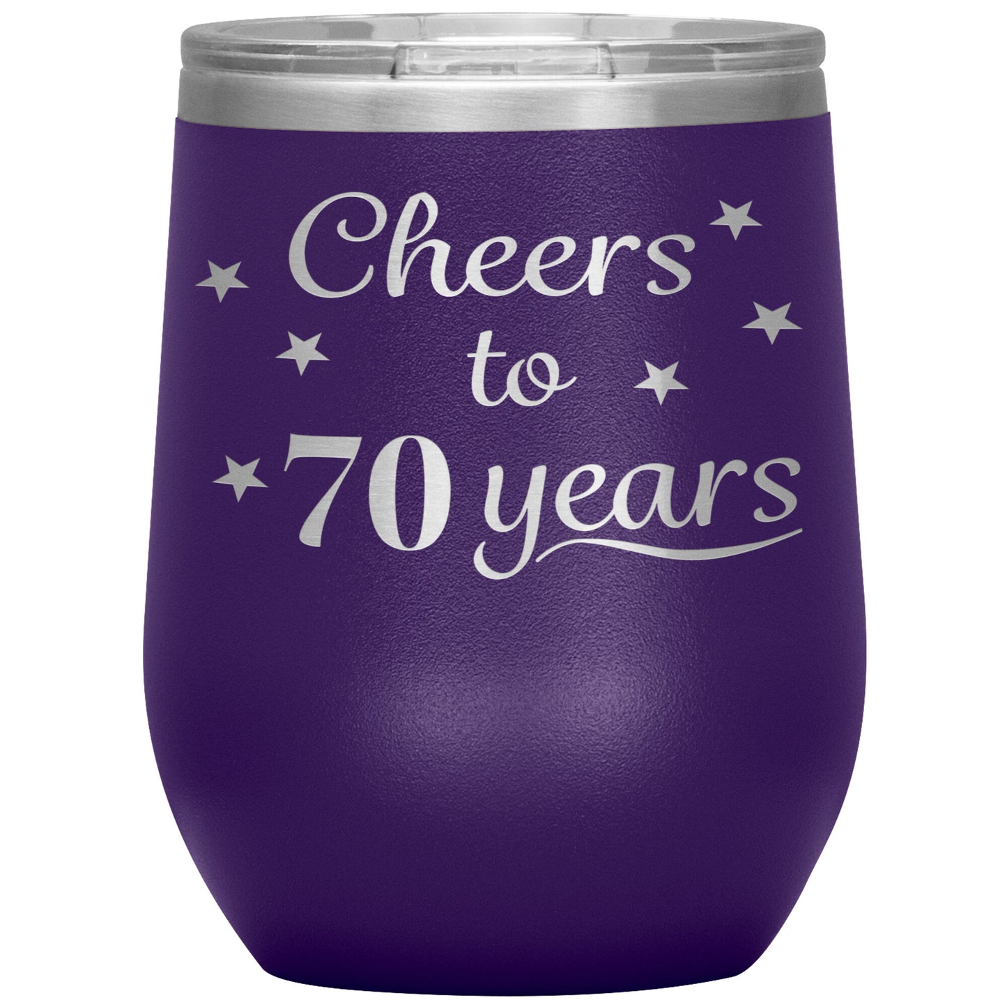 Cheers to 70 Years Birthday Tumbler