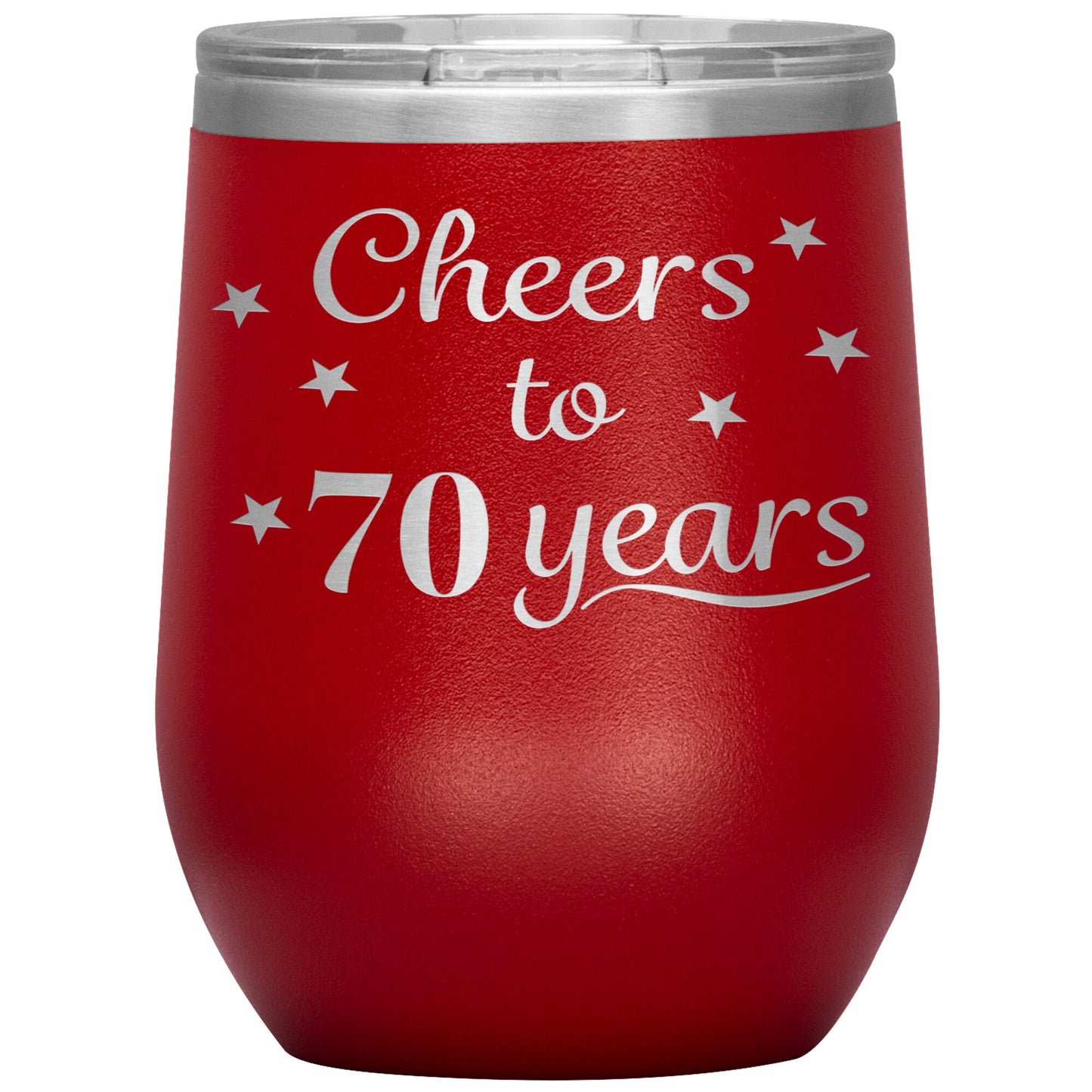 Cheers to 70 Years Birthday Tumbler
