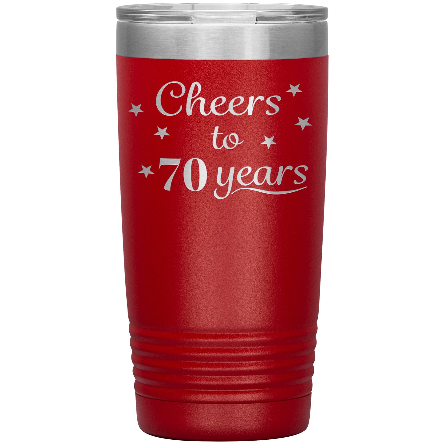 Cheers to 70 Years Birthday Tumbler