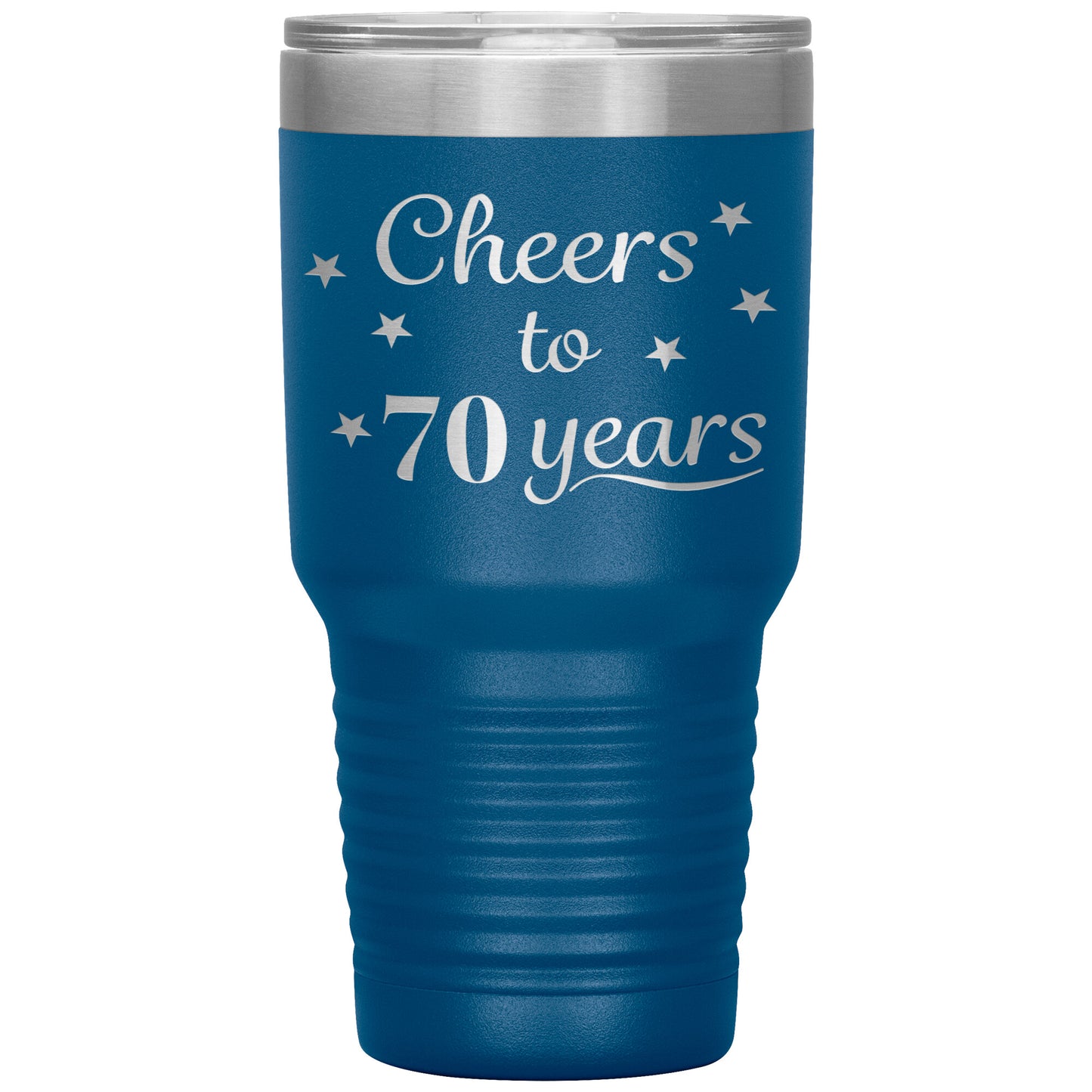 Cheers to 70 Years Birthday Tumbler