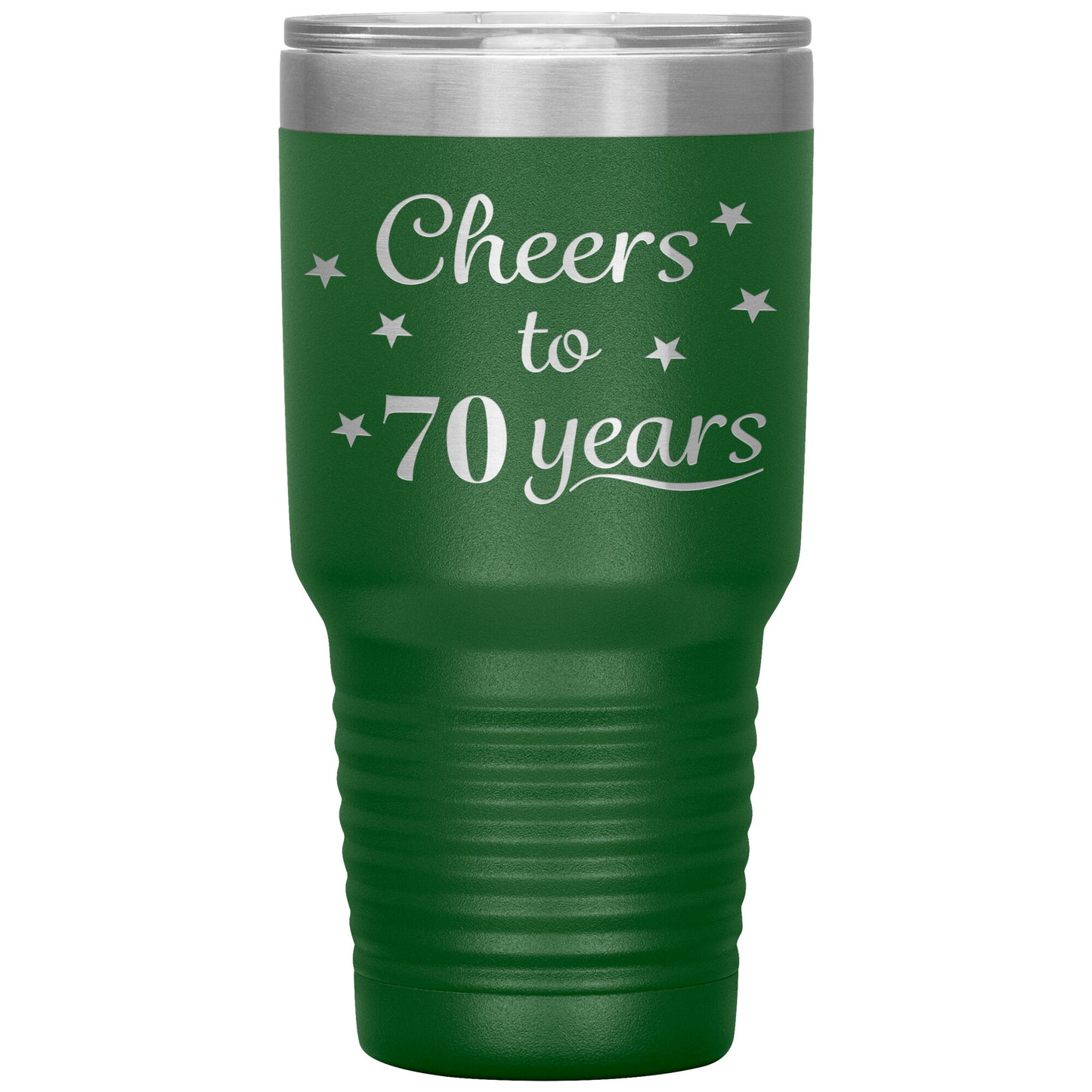 Cheers to 70 Years Birthday Tumbler