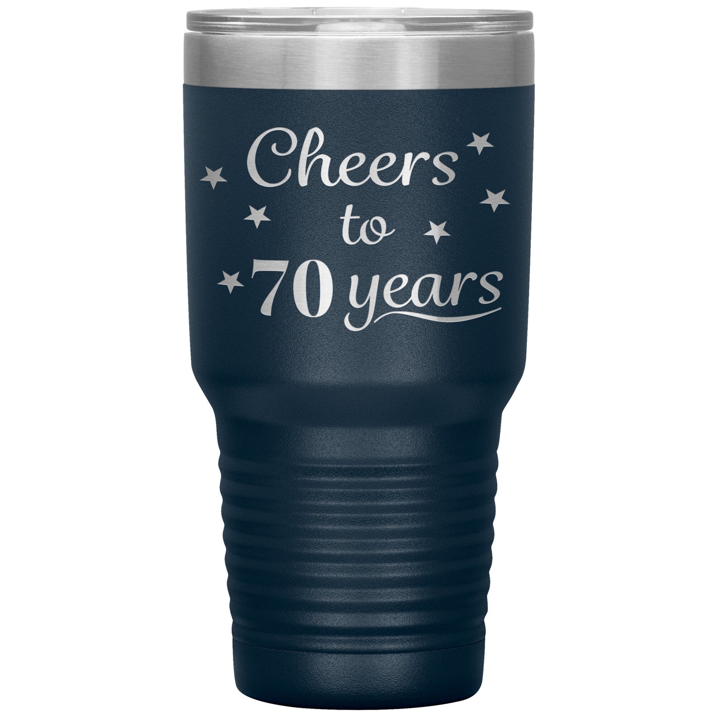 Cheers to 70 Years Birthday Tumbler