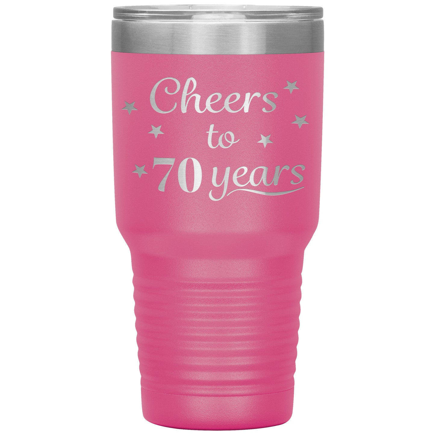 Cheers to 70 Years Birthday Tumbler