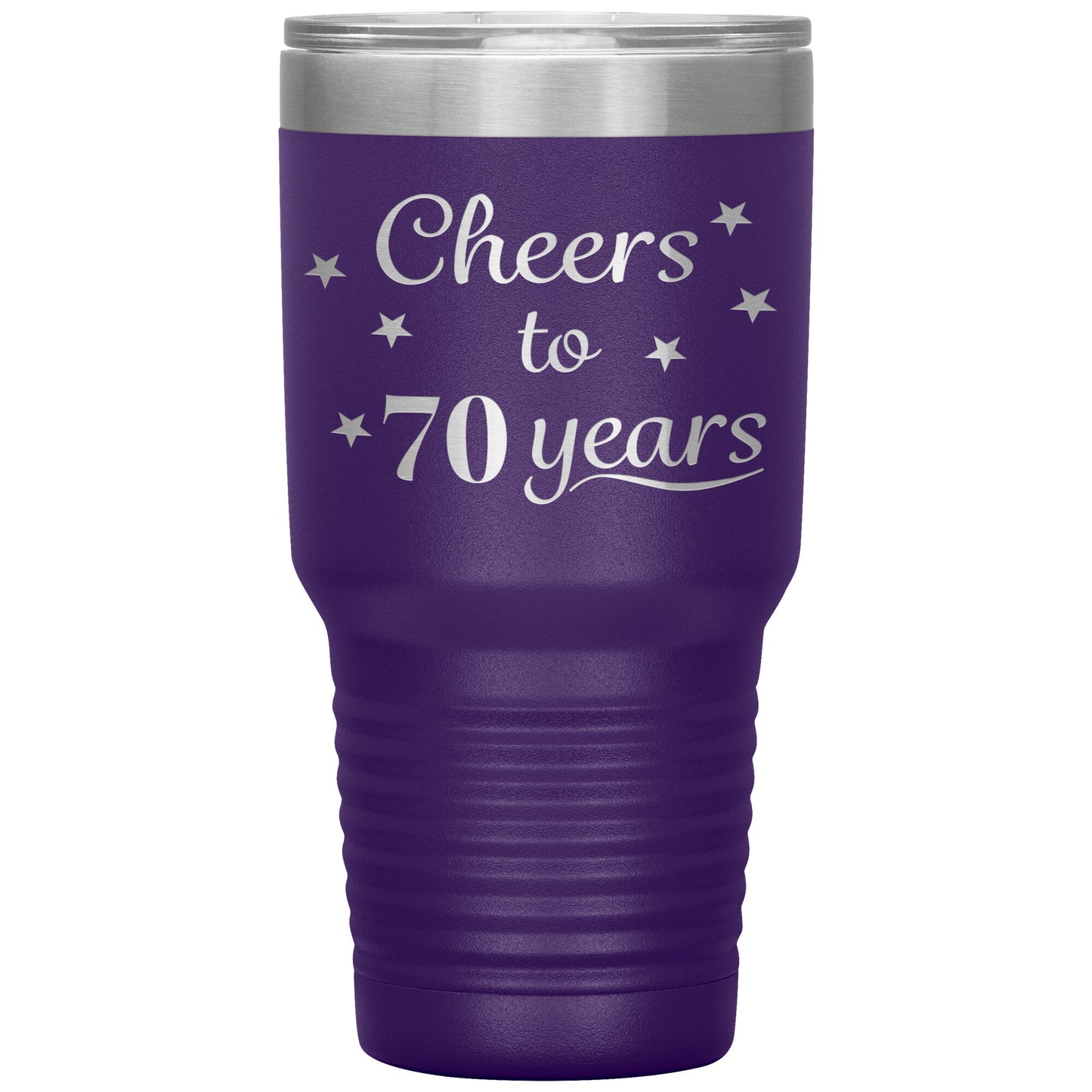 Cheers to 70 Years Birthday Tumbler