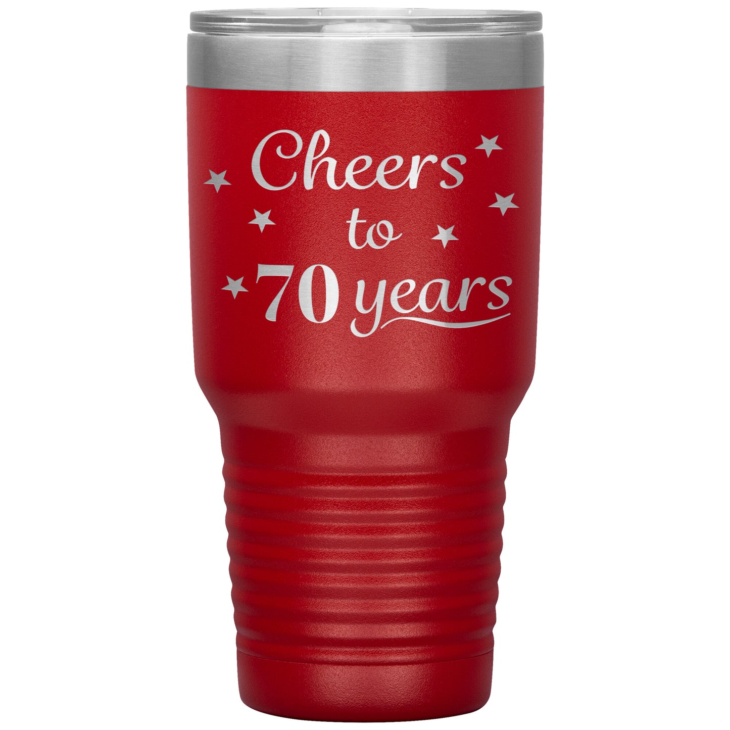 Cheers to 70 Years Birthday Tumbler