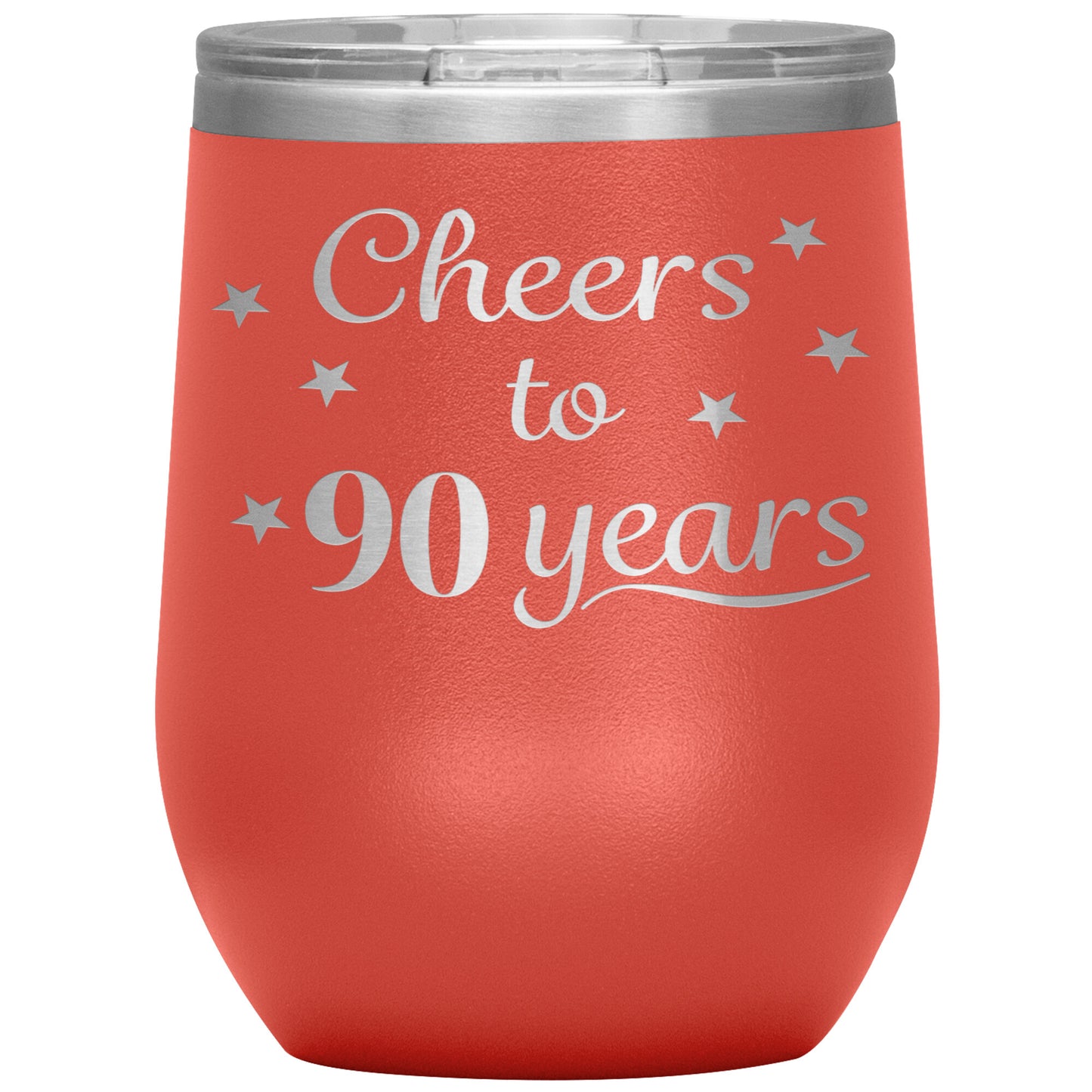 Cheers to 90 Years Birthday Tumbler