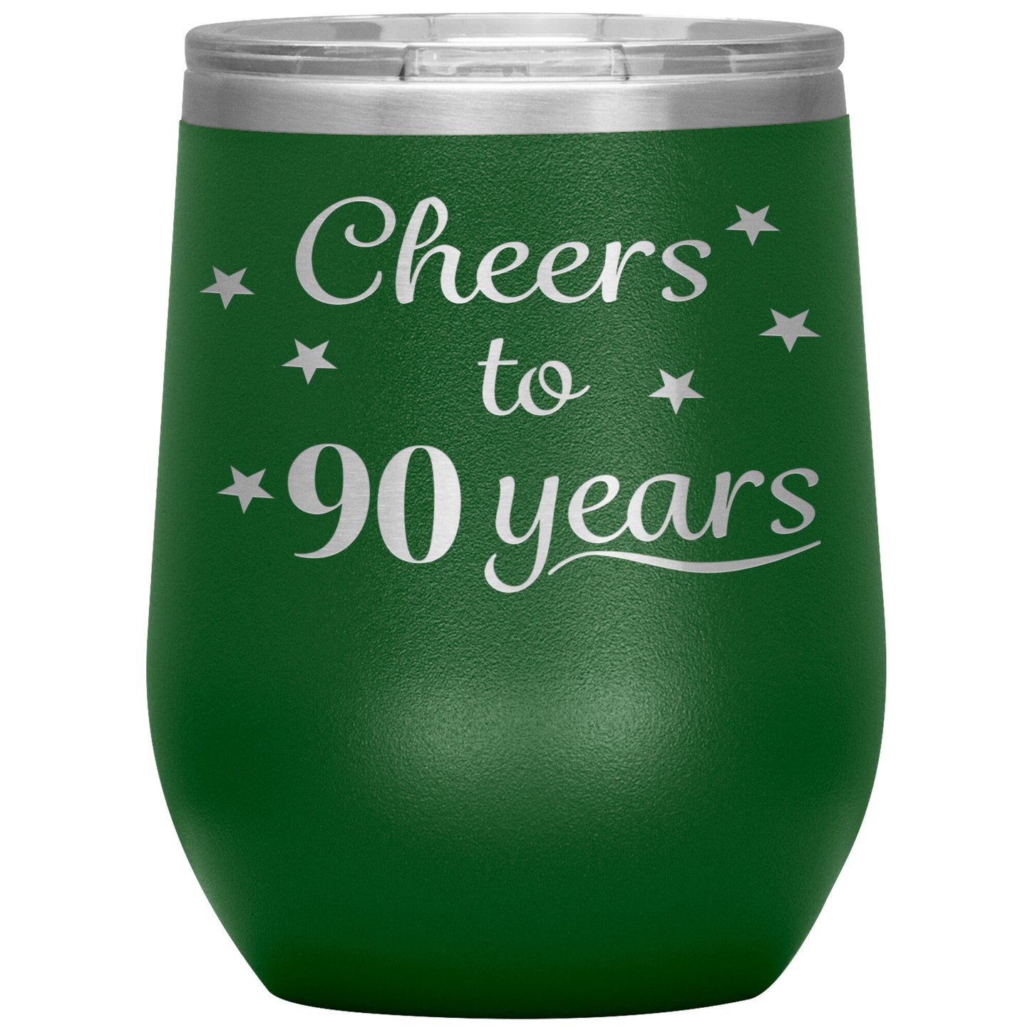 Cheers to 90 Years Birthday Tumbler