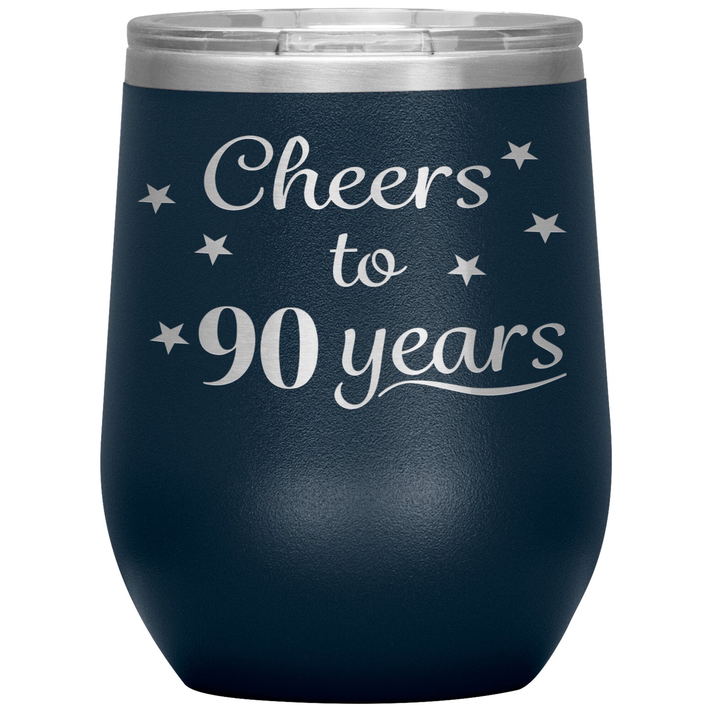 Cheers to 90 Years Birthday Tumbler