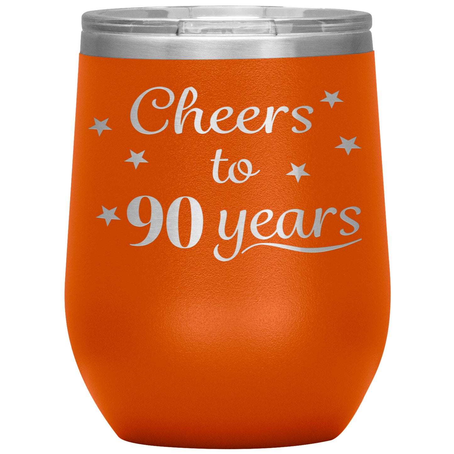 Cheers to 90 Years Birthday Tumbler