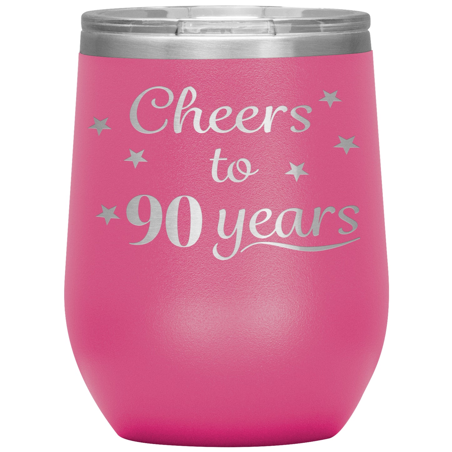 Cheers to 90 Years Birthday Tumbler