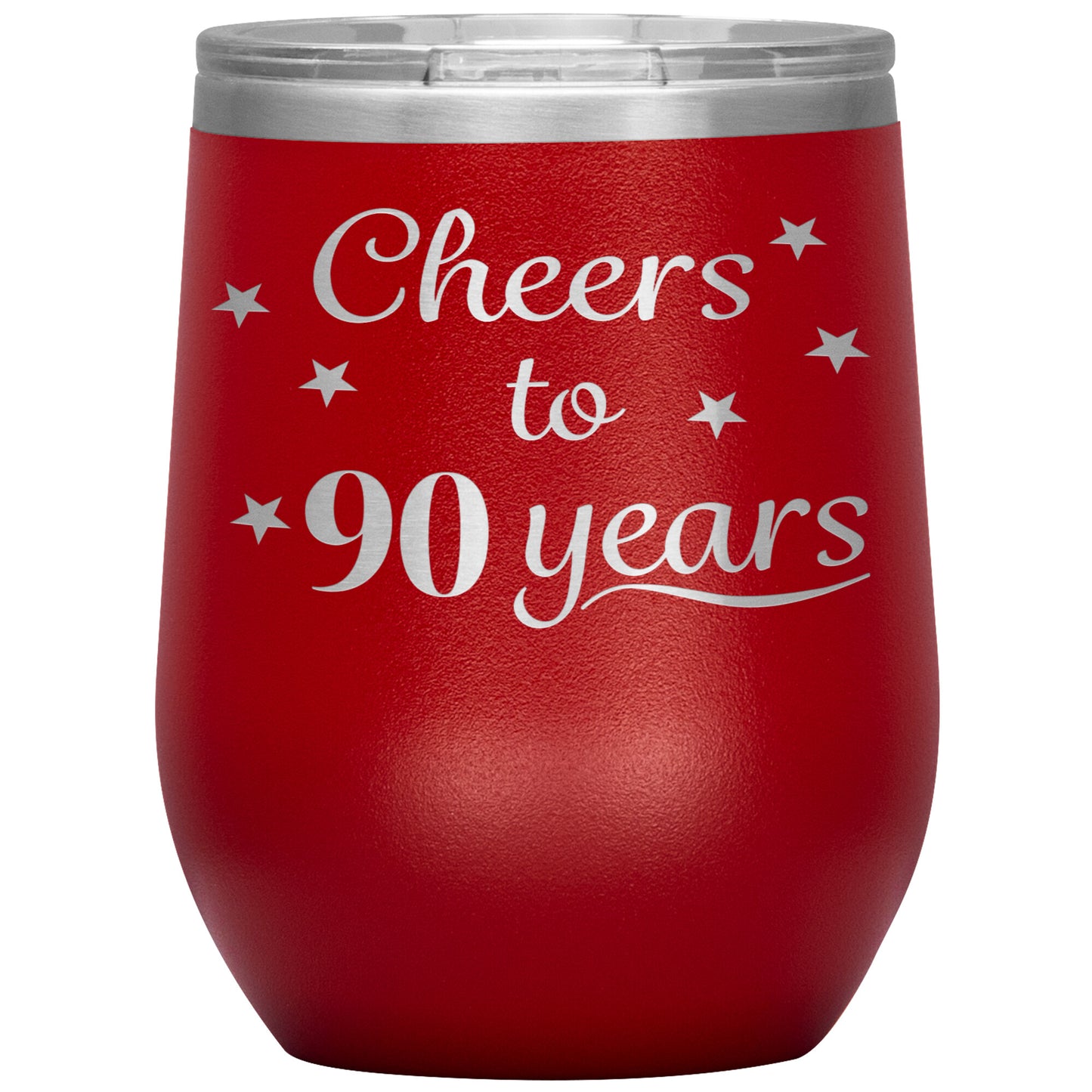 Cheers to 90 Years Birthday Tumbler
