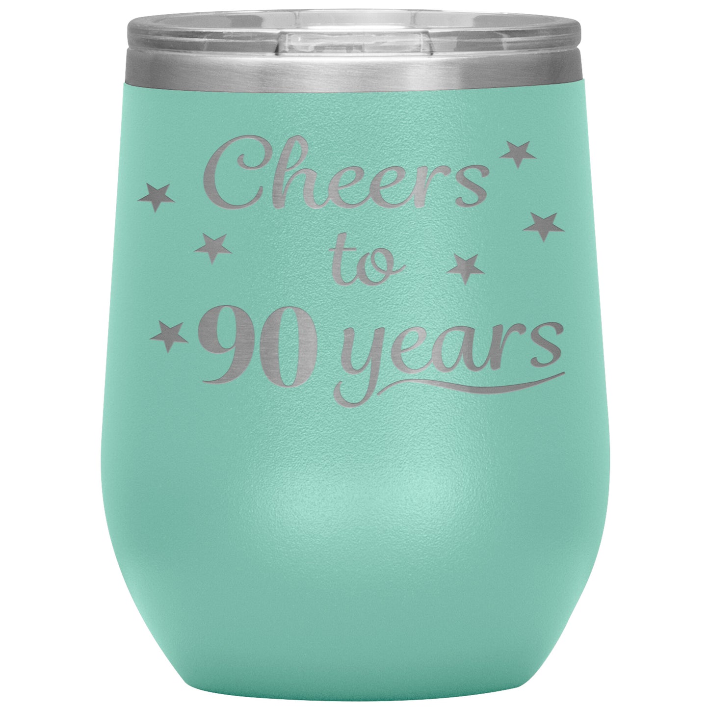 Cheers to 90 Years Birthday Tumbler