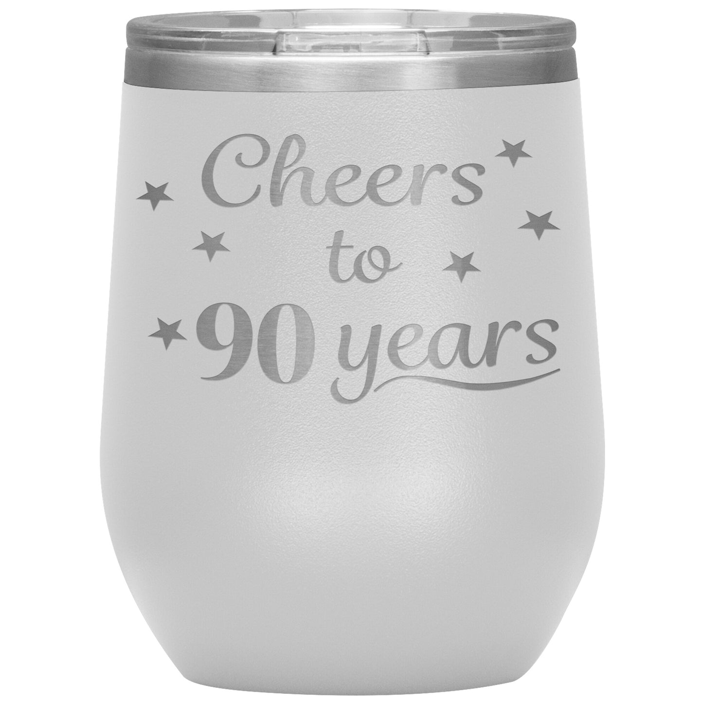 Cheers to 90 Years Birthday Tumbler