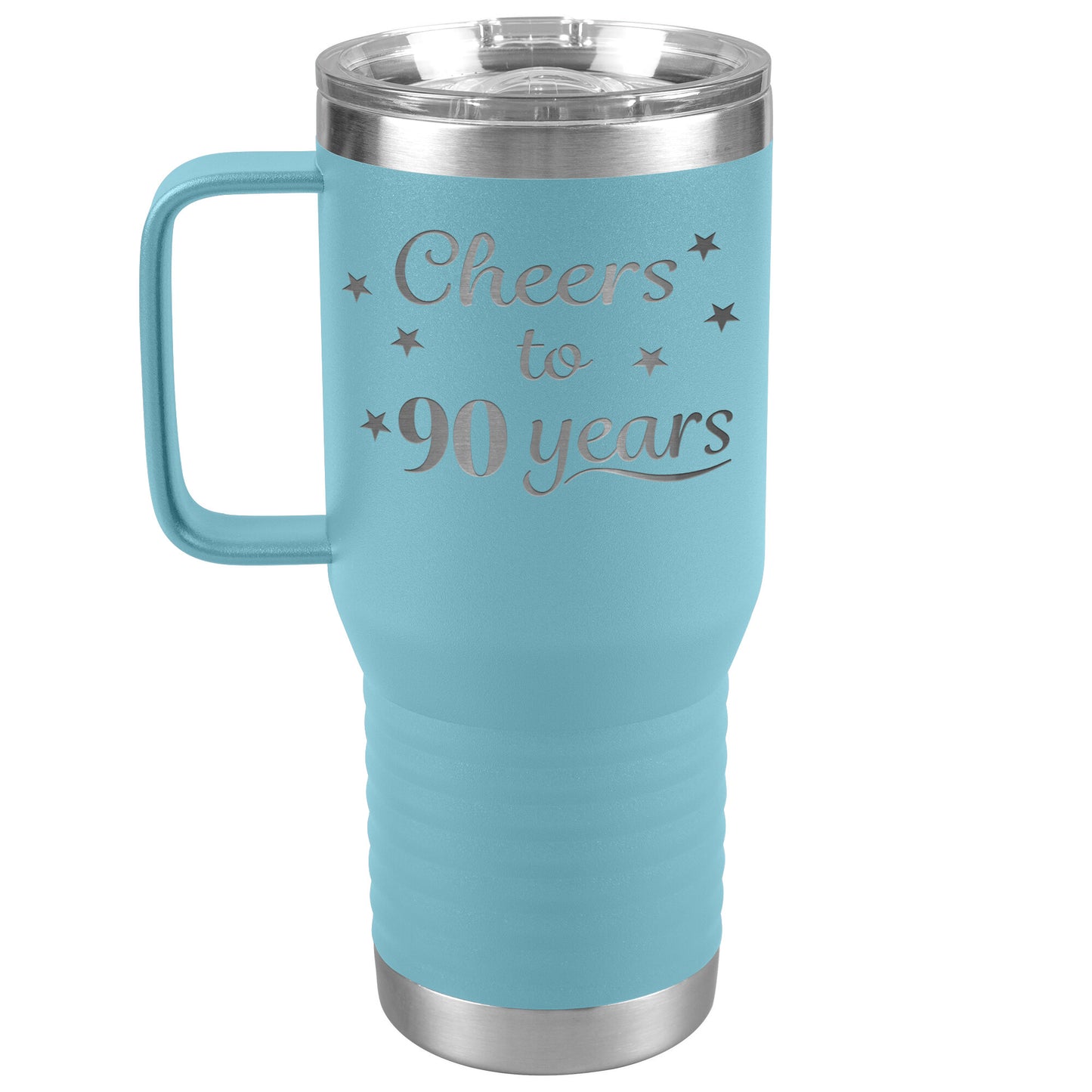Cheers to 90 Years Birthday Tumbler