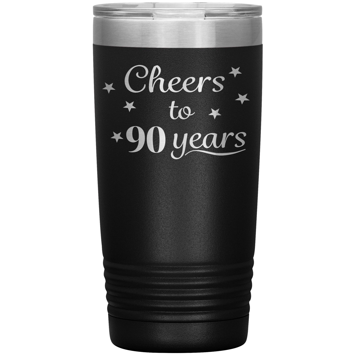 Cheers to 90 Years Birthday Tumbler