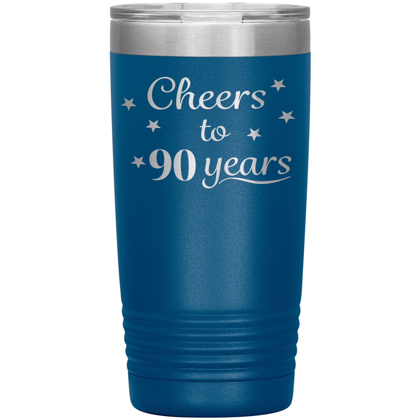 Cheers to 90 Years Birthday Tumbler