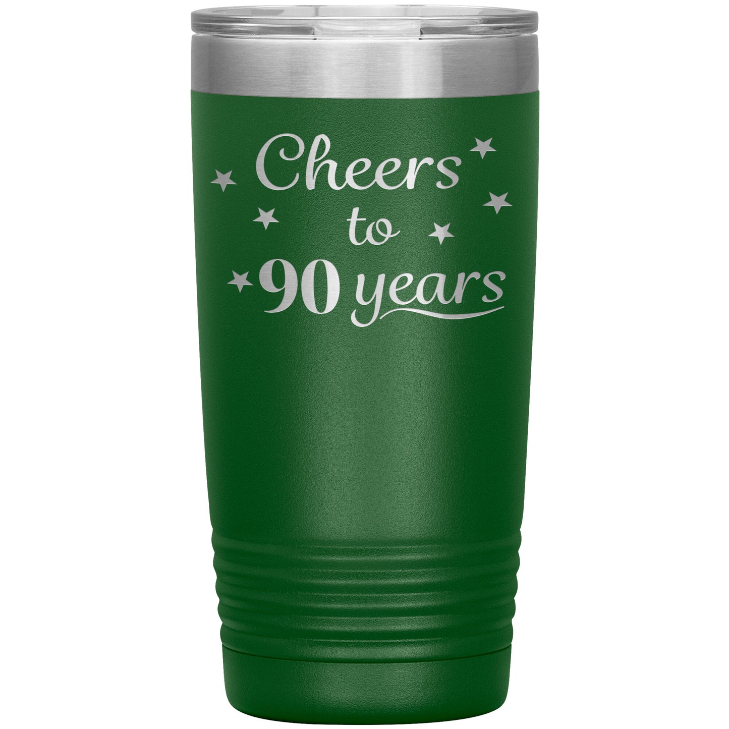 Cheers to 90 Years Birthday Tumbler