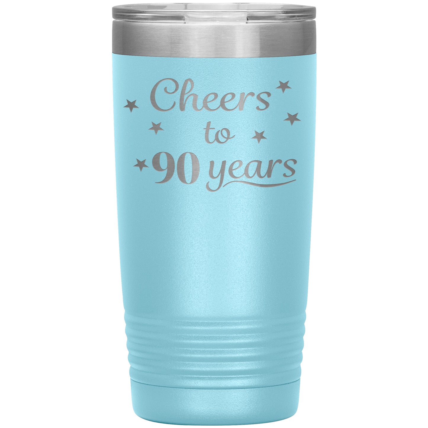 Cheers to 90 Years Birthday Tumbler