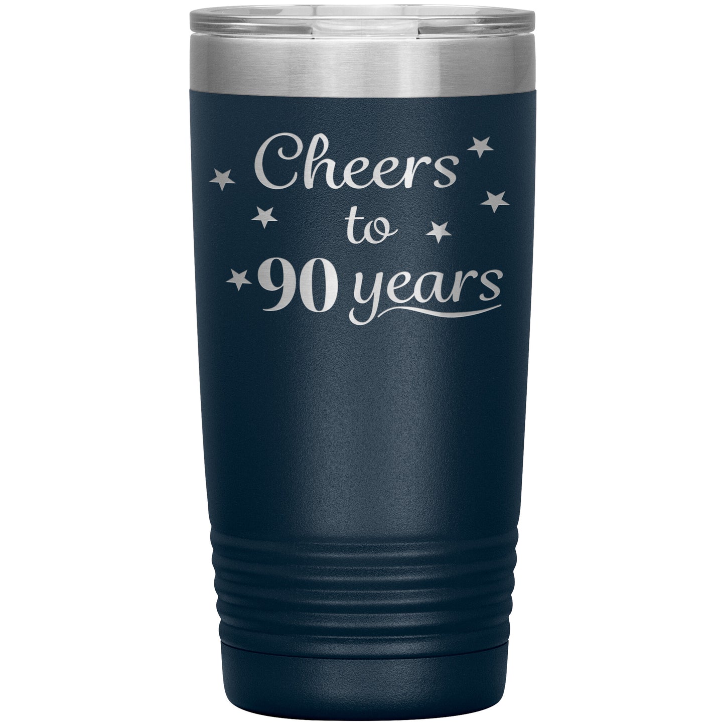 Cheers to 90 Years Birthday Tumbler
