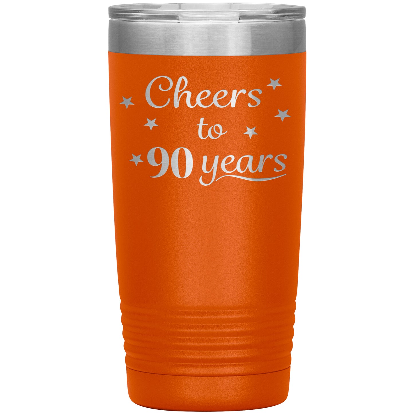 Cheers to 90 Years Birthday Tumbler