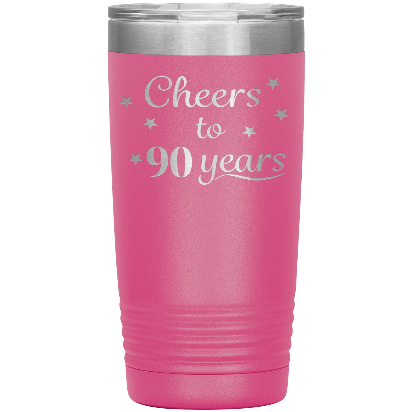 Cheers to 90 Years Birthday Tumbler