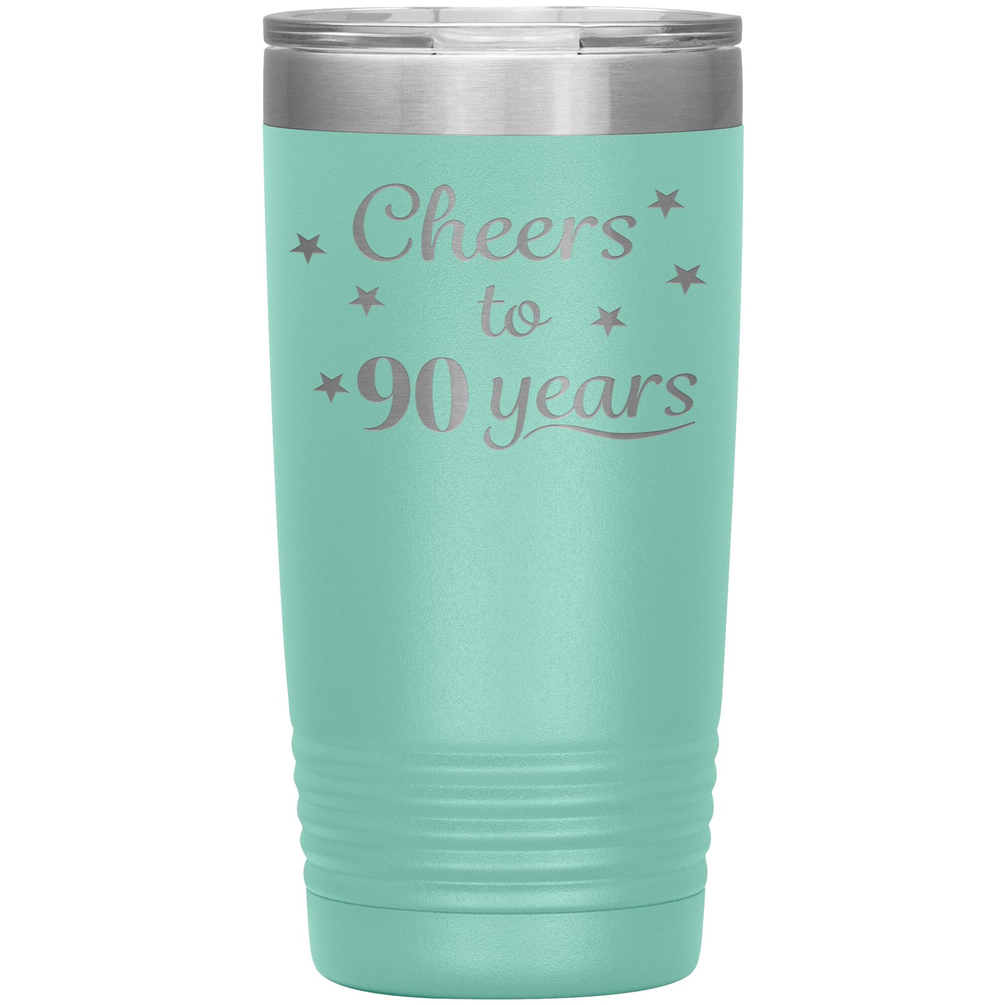 Cheers to 90 Years Birthday Tumbler
