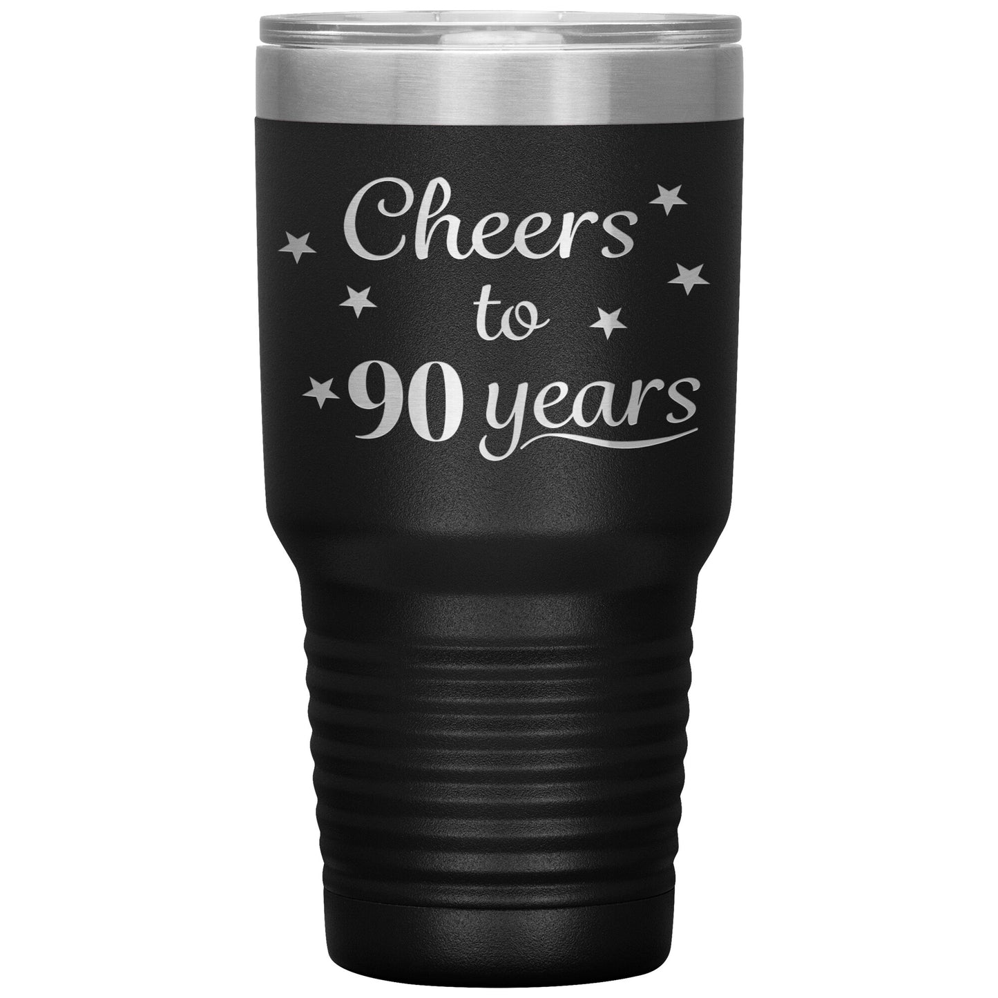 Cheers to 90 Years Birthday Tumbler