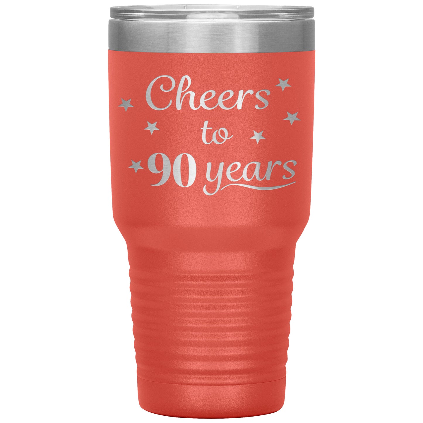 Cheers to 90 Years Birthday Tumbler