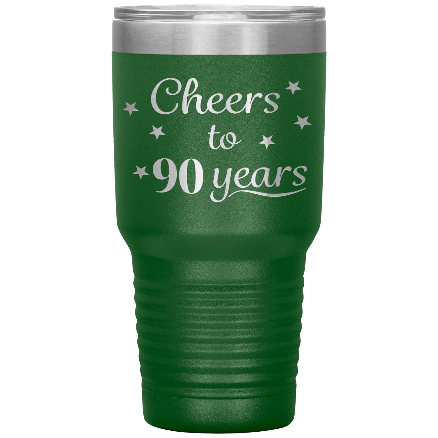 Cheers to 90 Years Birthday Tumbler