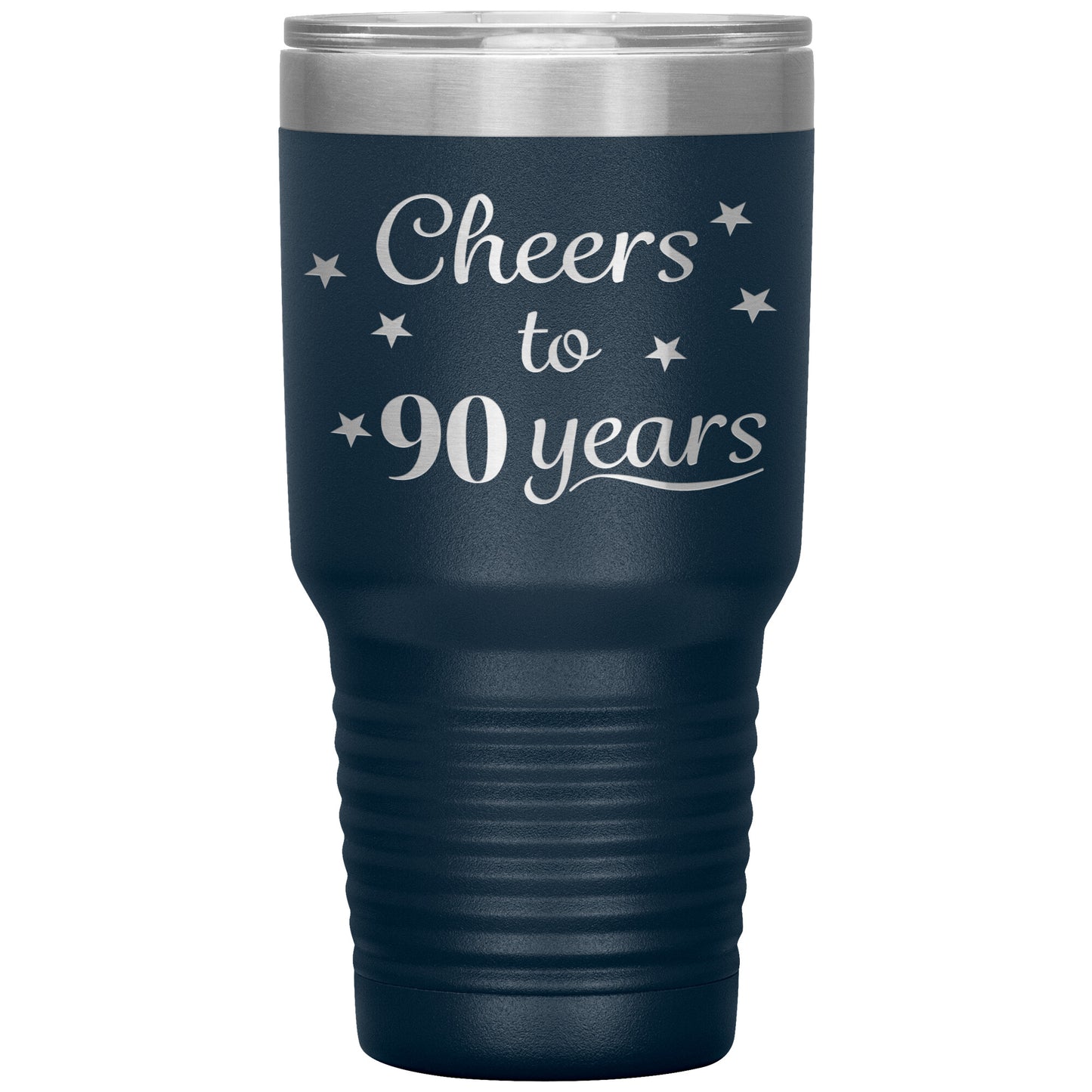 Cheers to 90 Years Birthday Tumbler