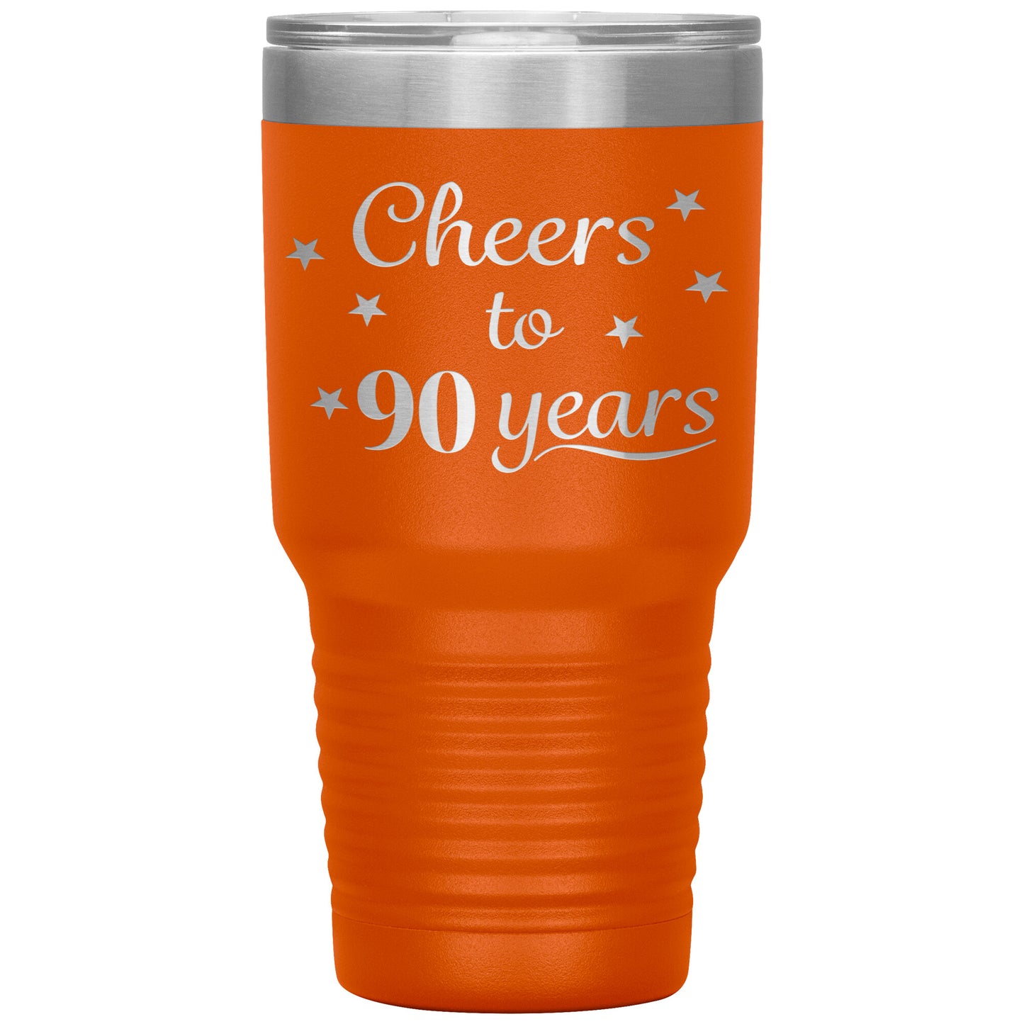 Cheers to 90 Years Birthday Tumbler
