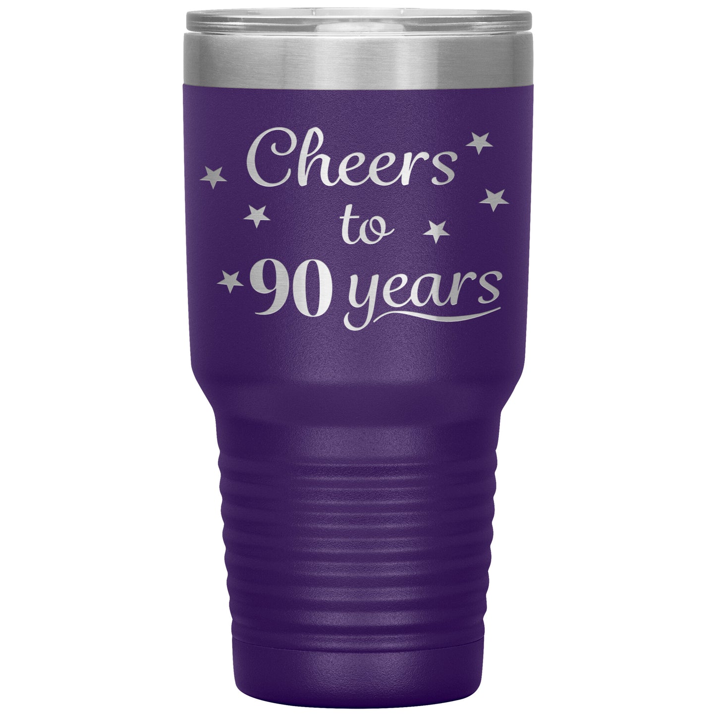 Cheers to 90 Years Birthday Tumbler