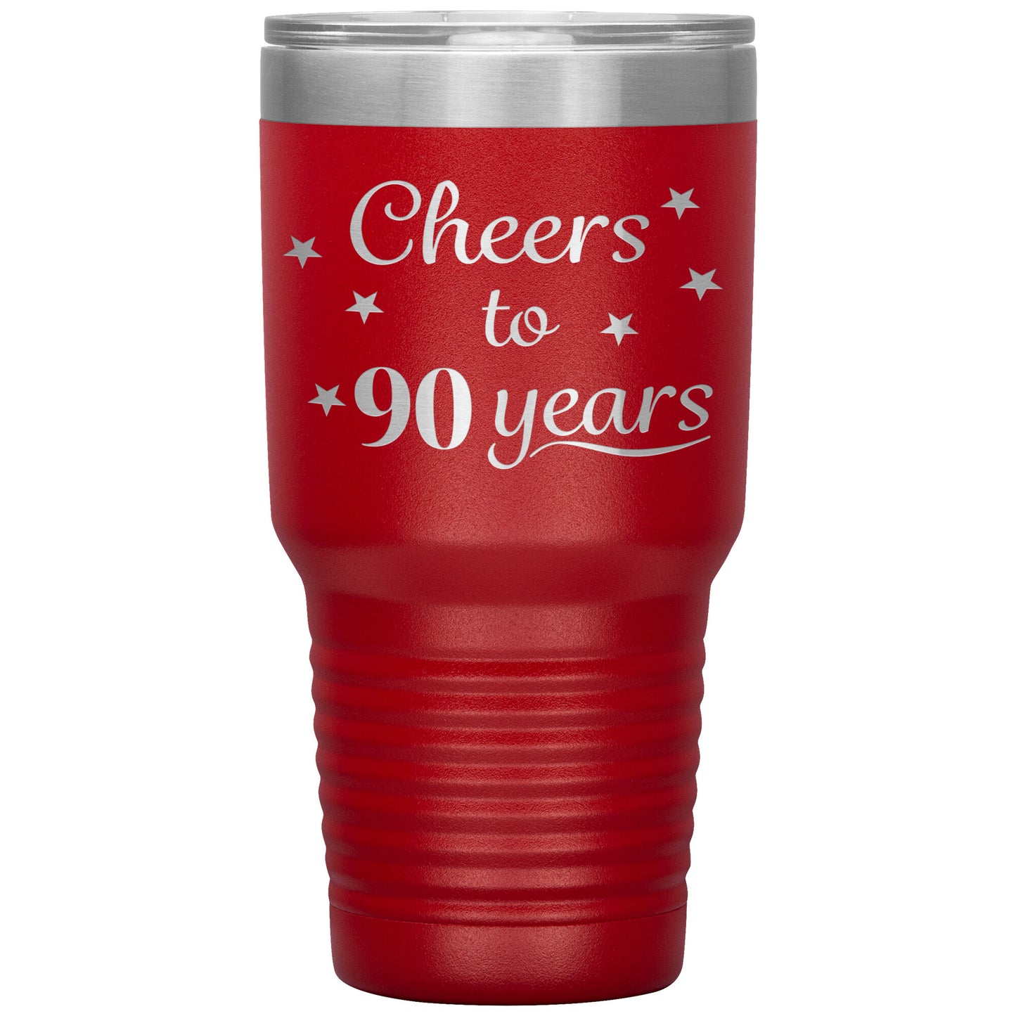 Cheers to 90 Years Birthday Tumbler