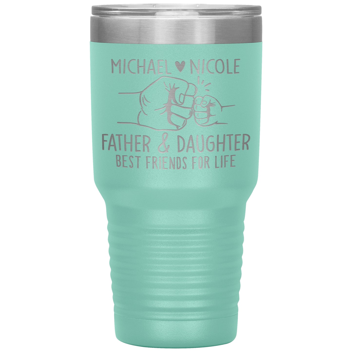 Father & Daughter Best Friends Tumbler