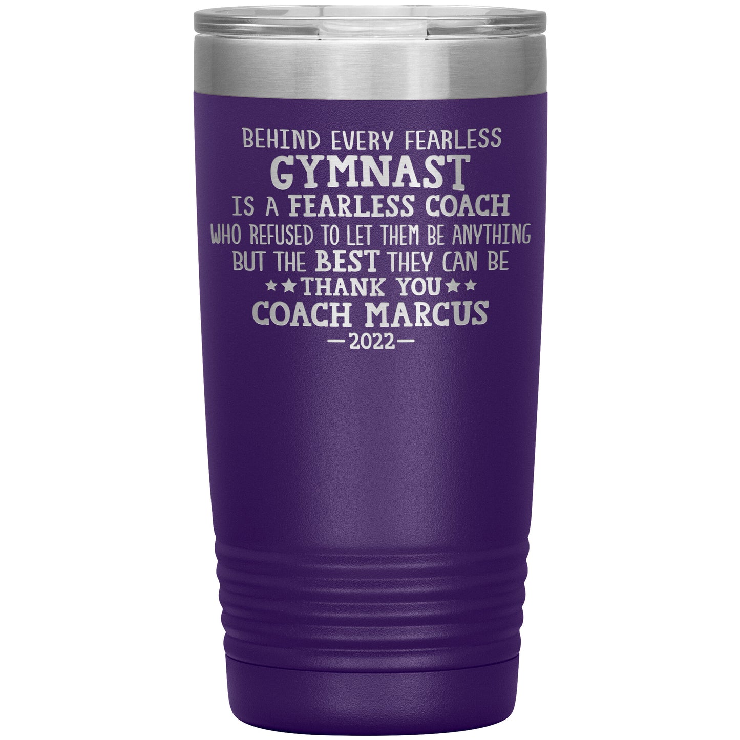 Fearless Gymnastics Coach Tumbler