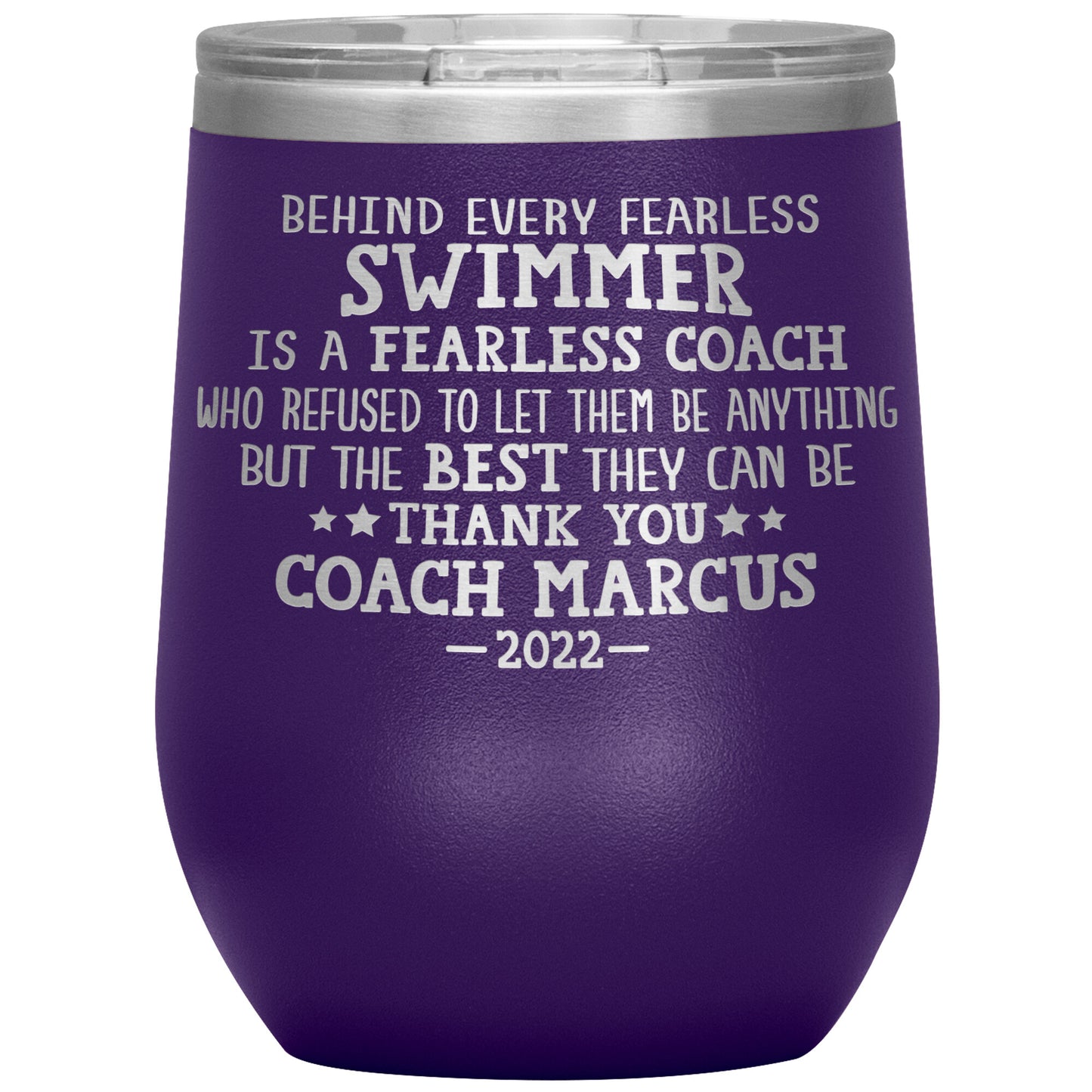 Fearless Swimming Coach Tumbler