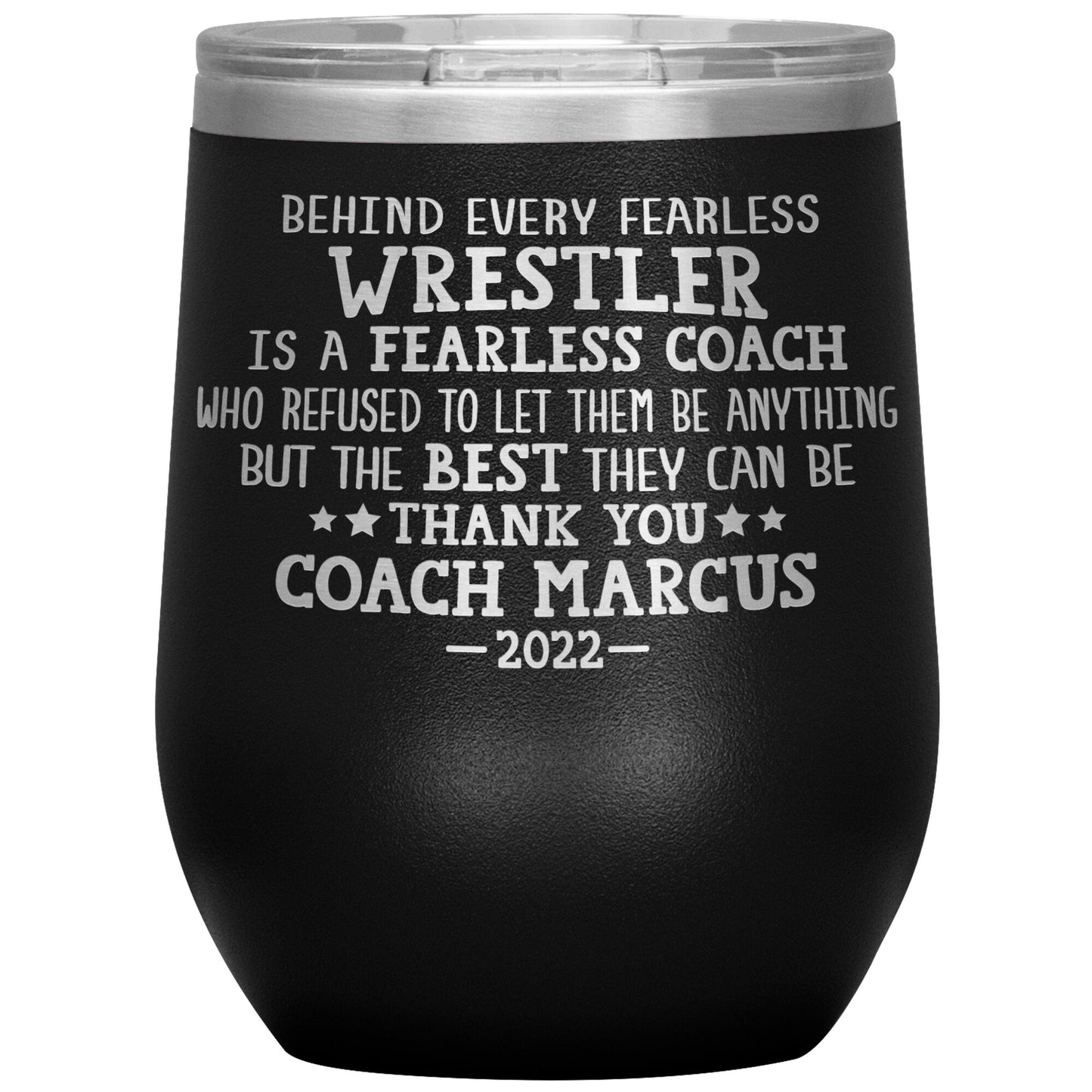 Fearless Wrestling Coach Tumbler