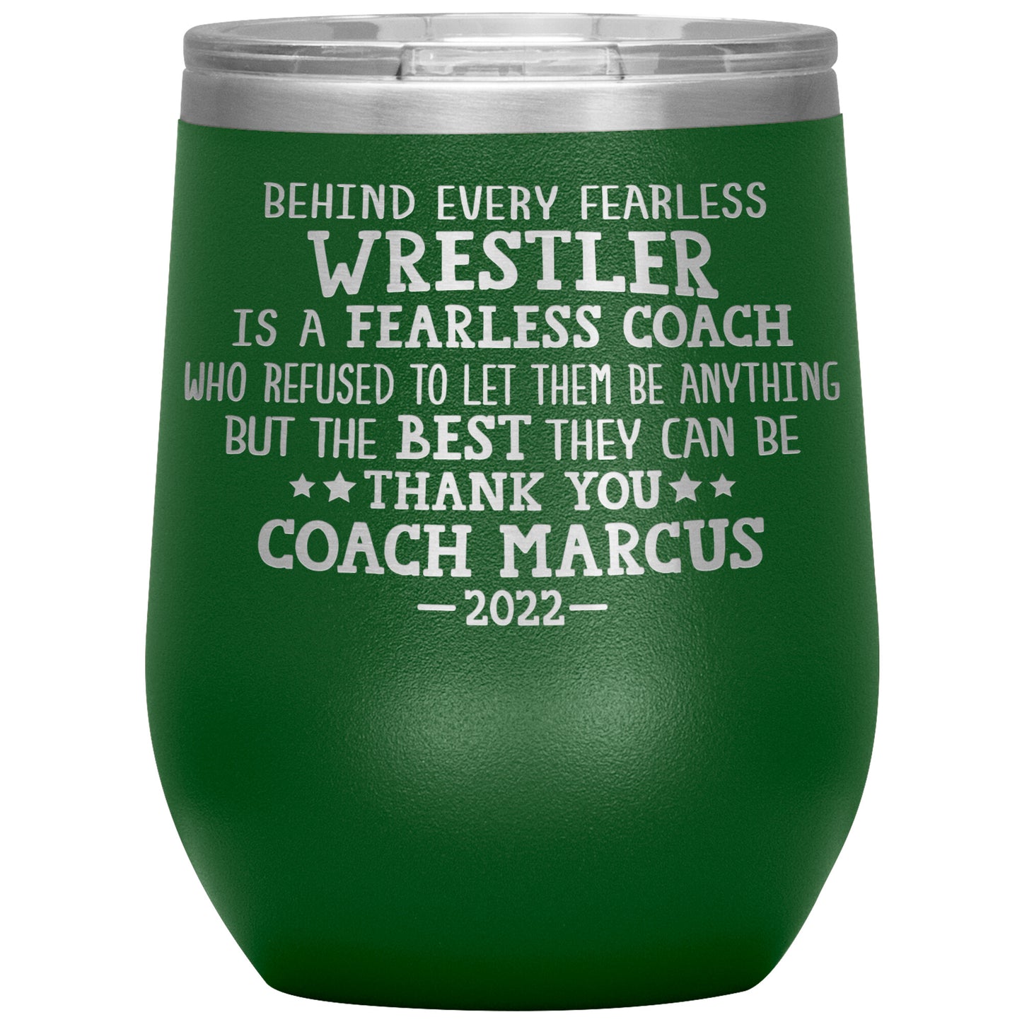 Fearless Wrestling Coach Tumbler