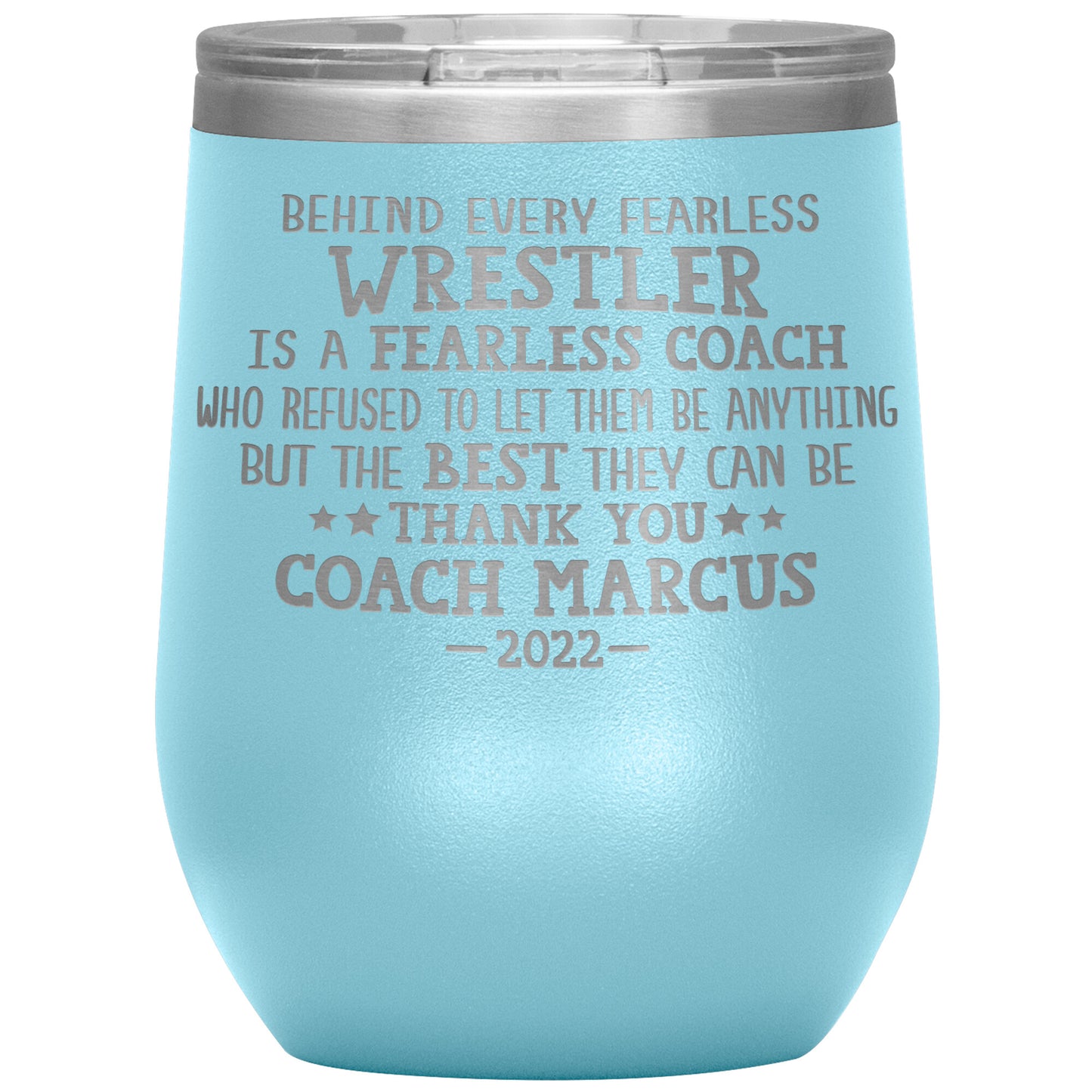 Fearless Wrestling Coach Tumbler
